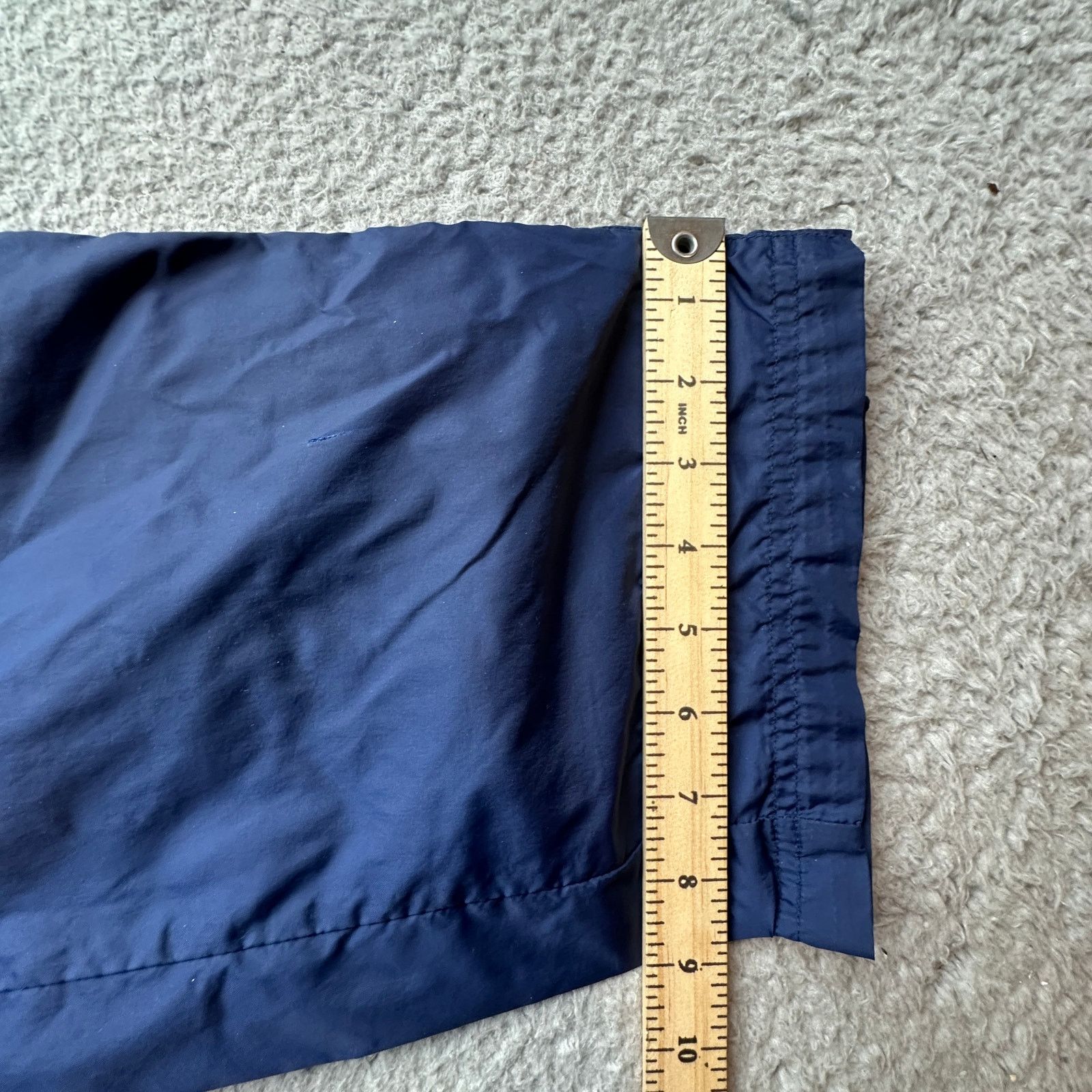 Adidas VTG 90s Adidas Lined Windbreaker Track Pants XL Navy Blue Size US 40 / EU 56 - 4 Thumbnail