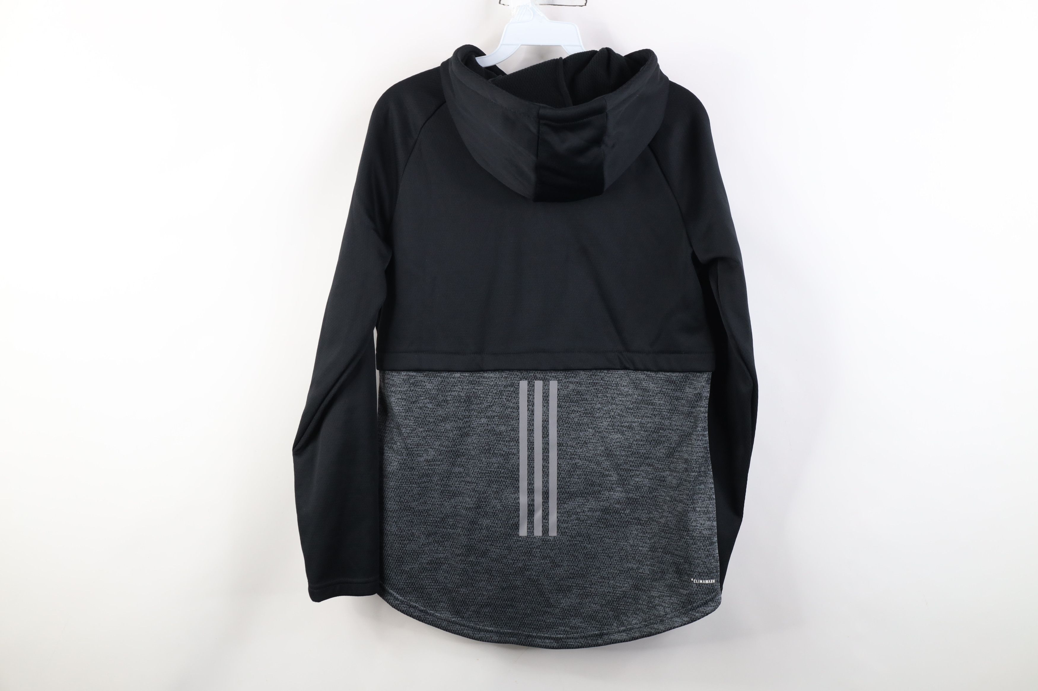 Adidas Adidas Color Block Thermal Knit Full Zip Hoodie Sweatshirt Size US S / EU 44-46 / 1 - 13 Thumbnail