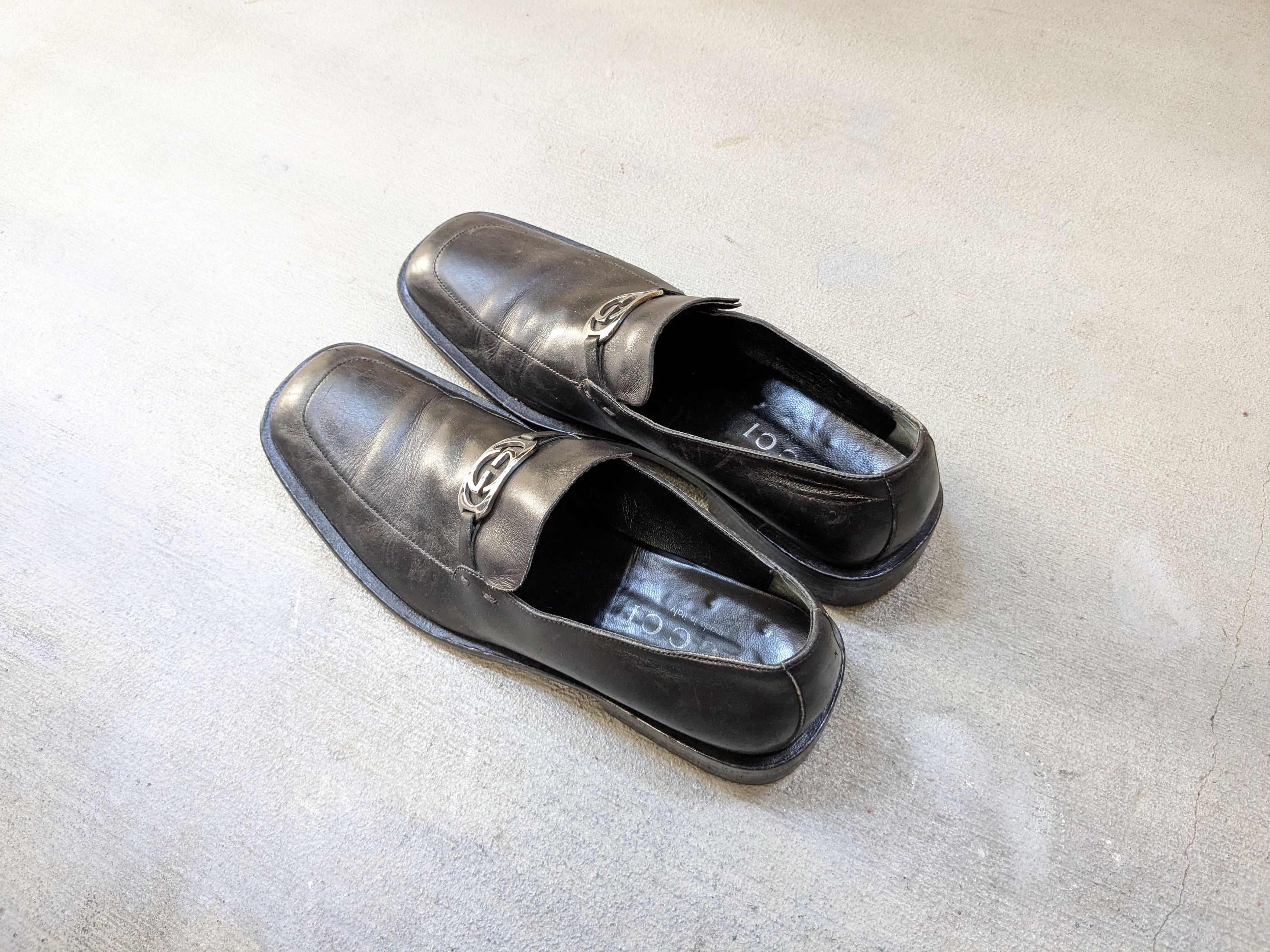 Gucci Gucci Horsebit Loafers Black 10 D Leather Italy Slip On GG Size US 10 / EU 43 - 13 Thumbnail