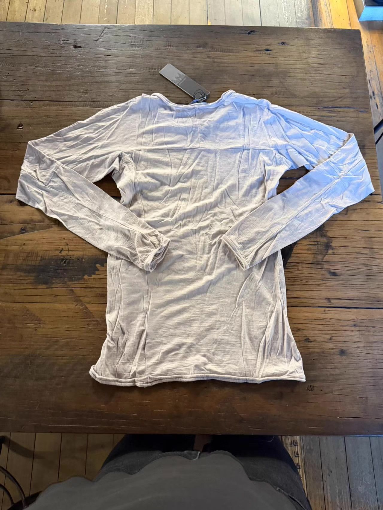 Lumen Et Umbra Lumen et Umbra Light Grey Structured Long‑Sleeve Top Ｑ25 Size US XS / EU 42 / 0 - 4 Thumbnail