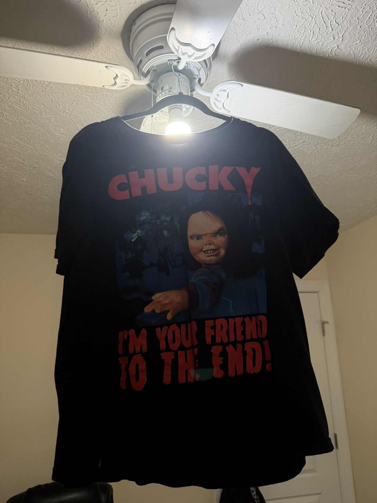 Ripple Junction Chucky Child’s Play “I’m Your Friend To The End” Graphic Tee Size US L / EU 52-54 / 3 - 1 Thumbnail