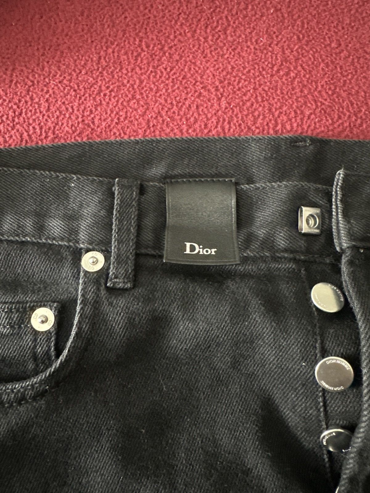 Dior FW16 Dior Red Stitch Jeans Size US 30 / EU 46 - 8 Thumbnail