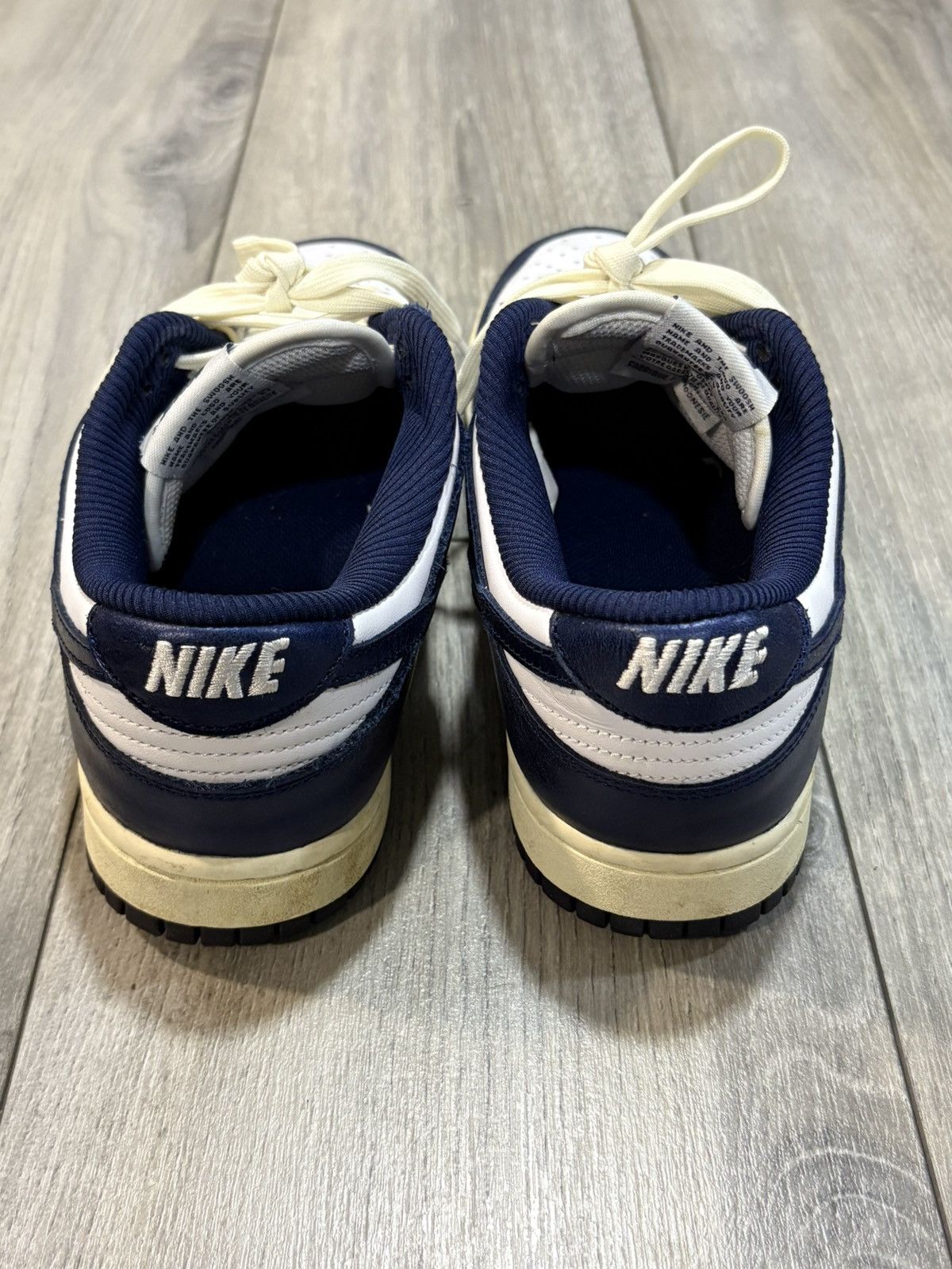 Nike Nike Dunk Low Navy Vintage look Size US 8.5 / EU 41-42 - 5 Thumbnail