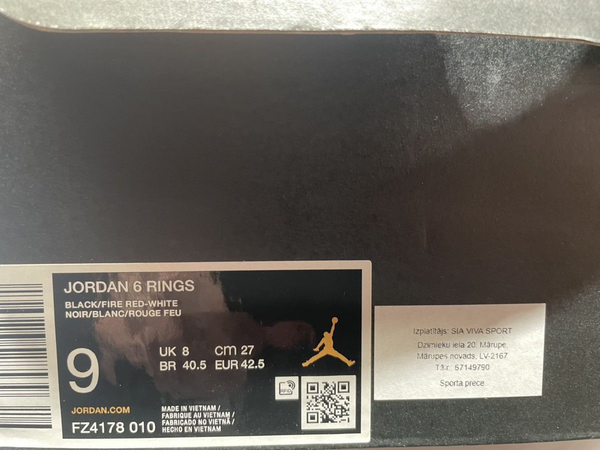 Nike Jordan 6 Rings Size US 9.5 / EU 42-43 - 6 Thumbnail