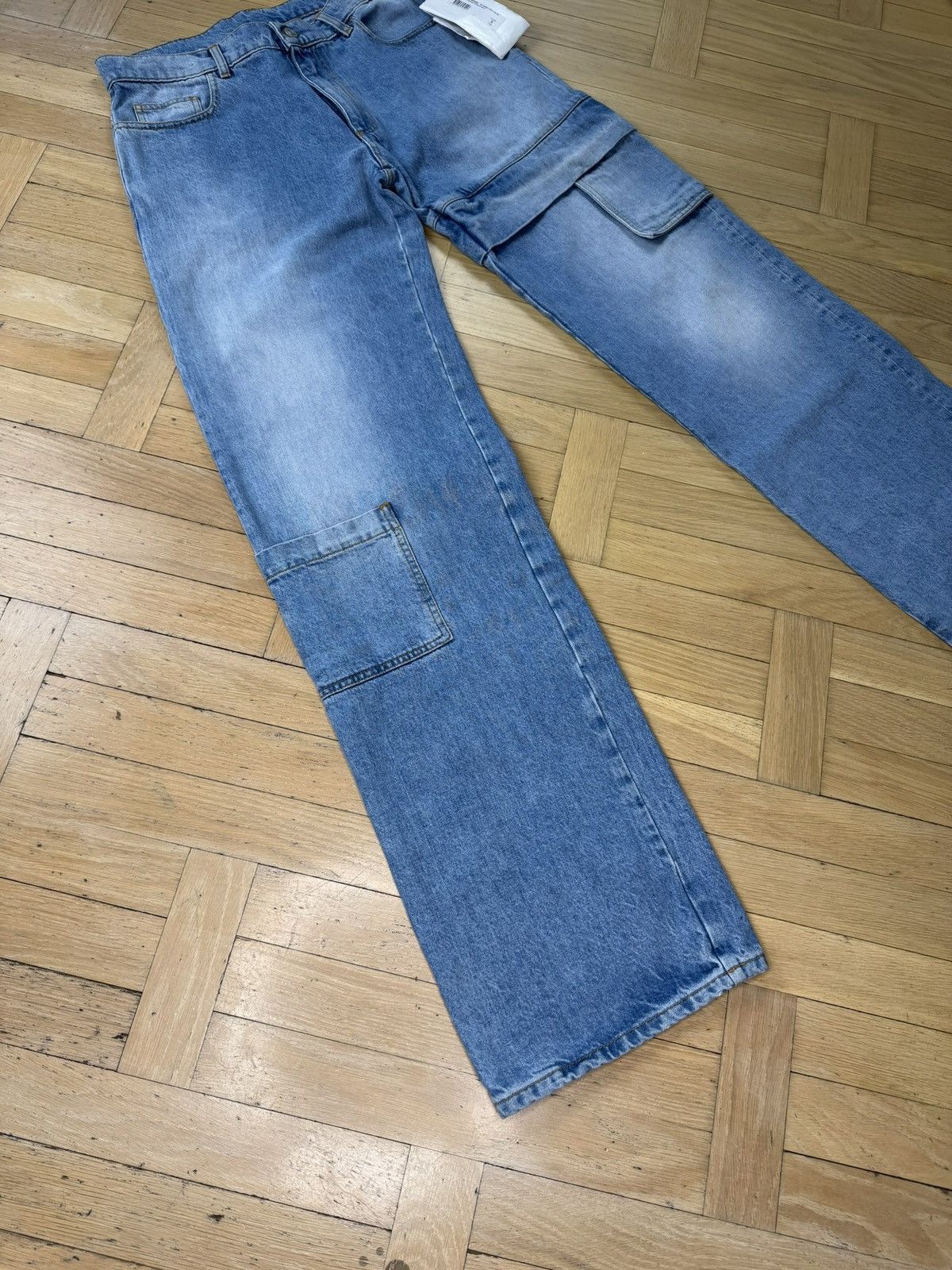 1017 ALYX 9SM 1017 ALYX 9SM FW23 OVERSIZED DENIM CARGO PANTS Size US 32 / EU 48 - 5 Thumbnail