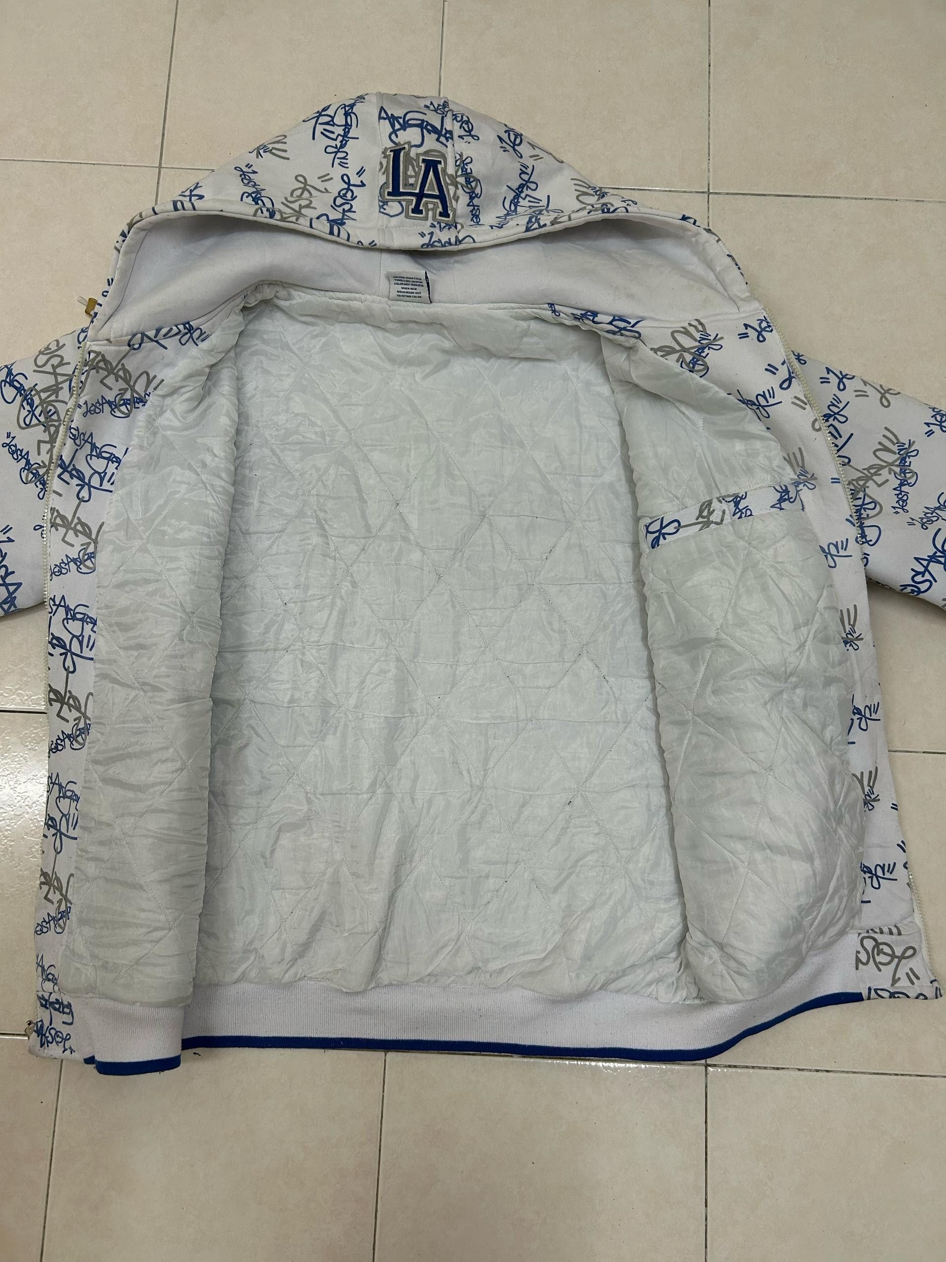MLB Crazy Rare Vintage Fullprint MLB Los Angeles Hoodie Size US XL / EU 56 / 4 - 13 Thumbnail