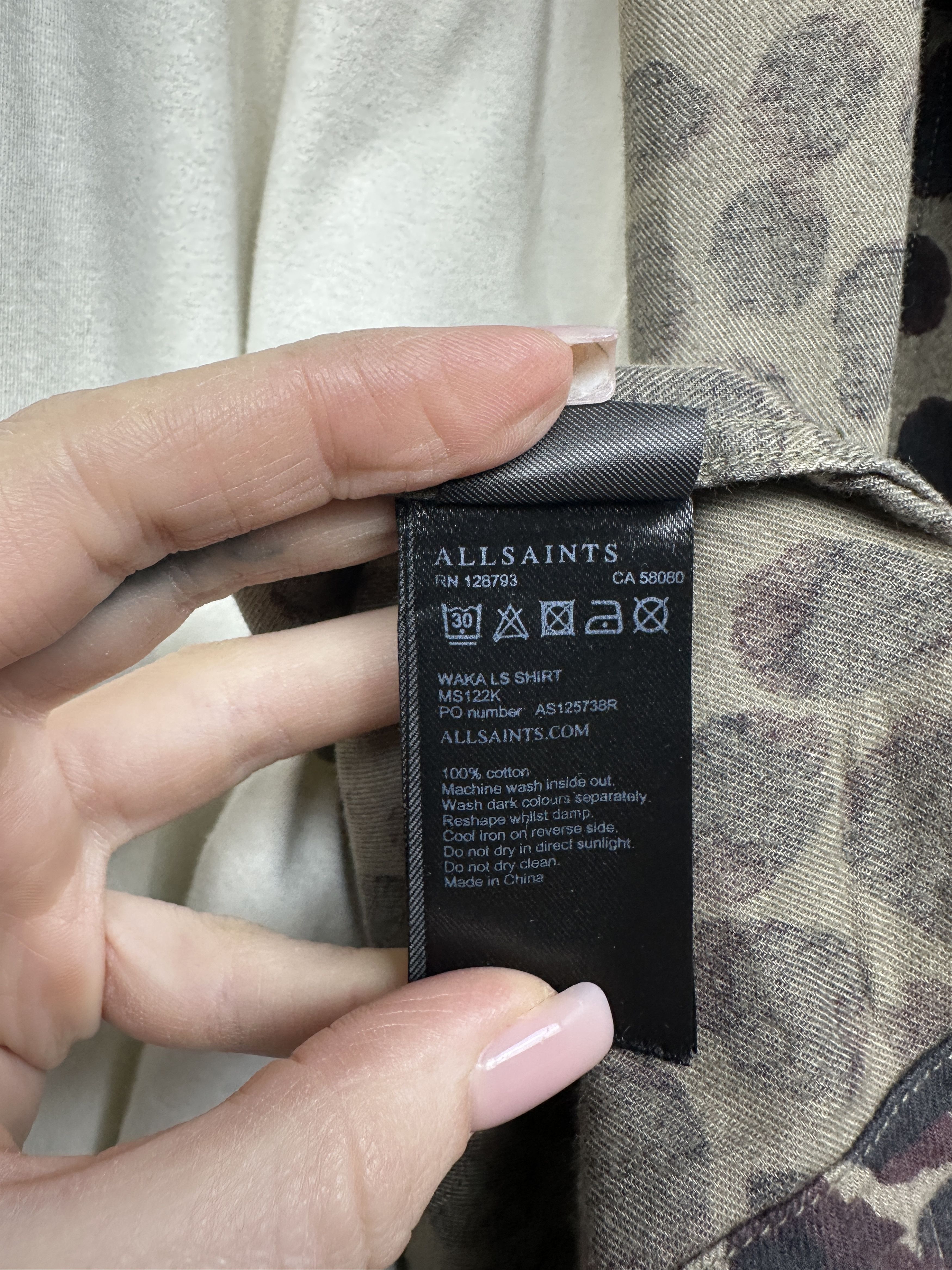 Allsaints Allsaints Waka Mens Flannel Plaid Shirt Size US XL / EU 56 / 4 - 4 Thumbnail
