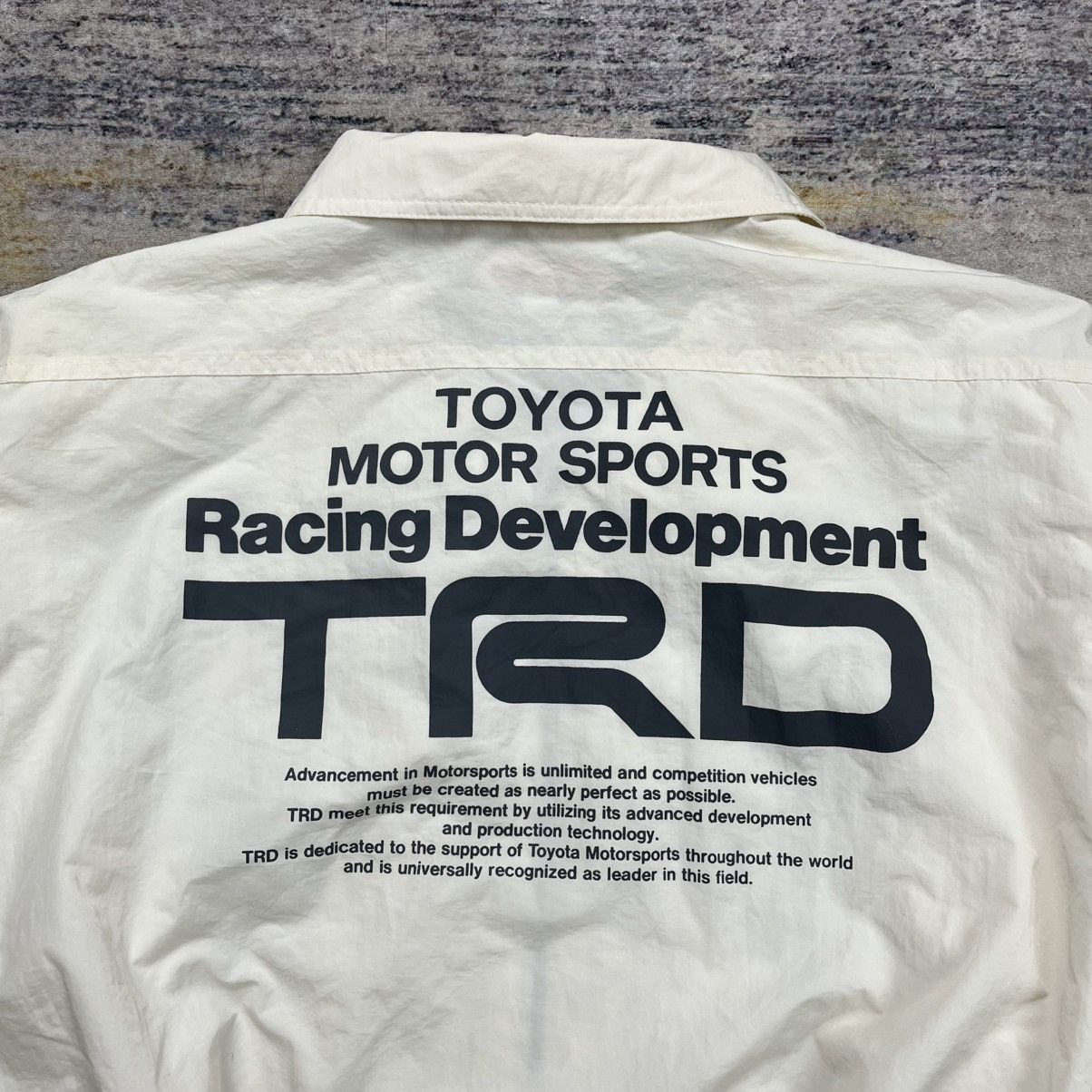 Japanese Brand × Sports Specialties Vintage 90s Trd Toyota racing development bomber jacket Size US L / EU 52-54 / 3 - 4 Thumbnail