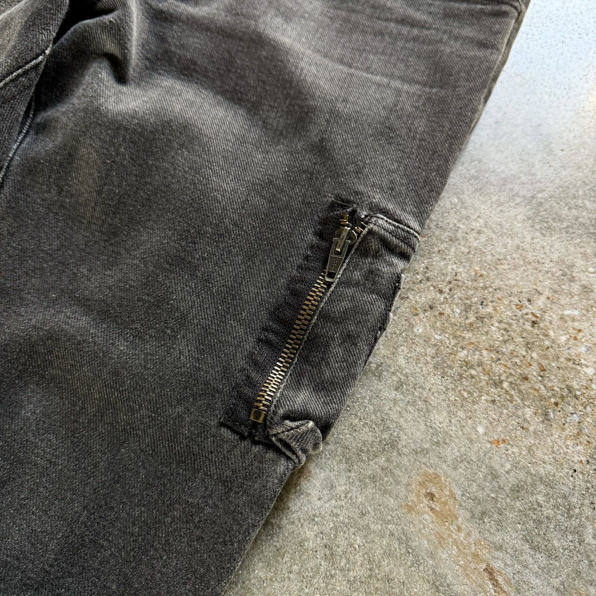 Raf Simons Raf Simons AW04 Ma-1 pocket denim jeans Size US 31 - 4 Thumbnail