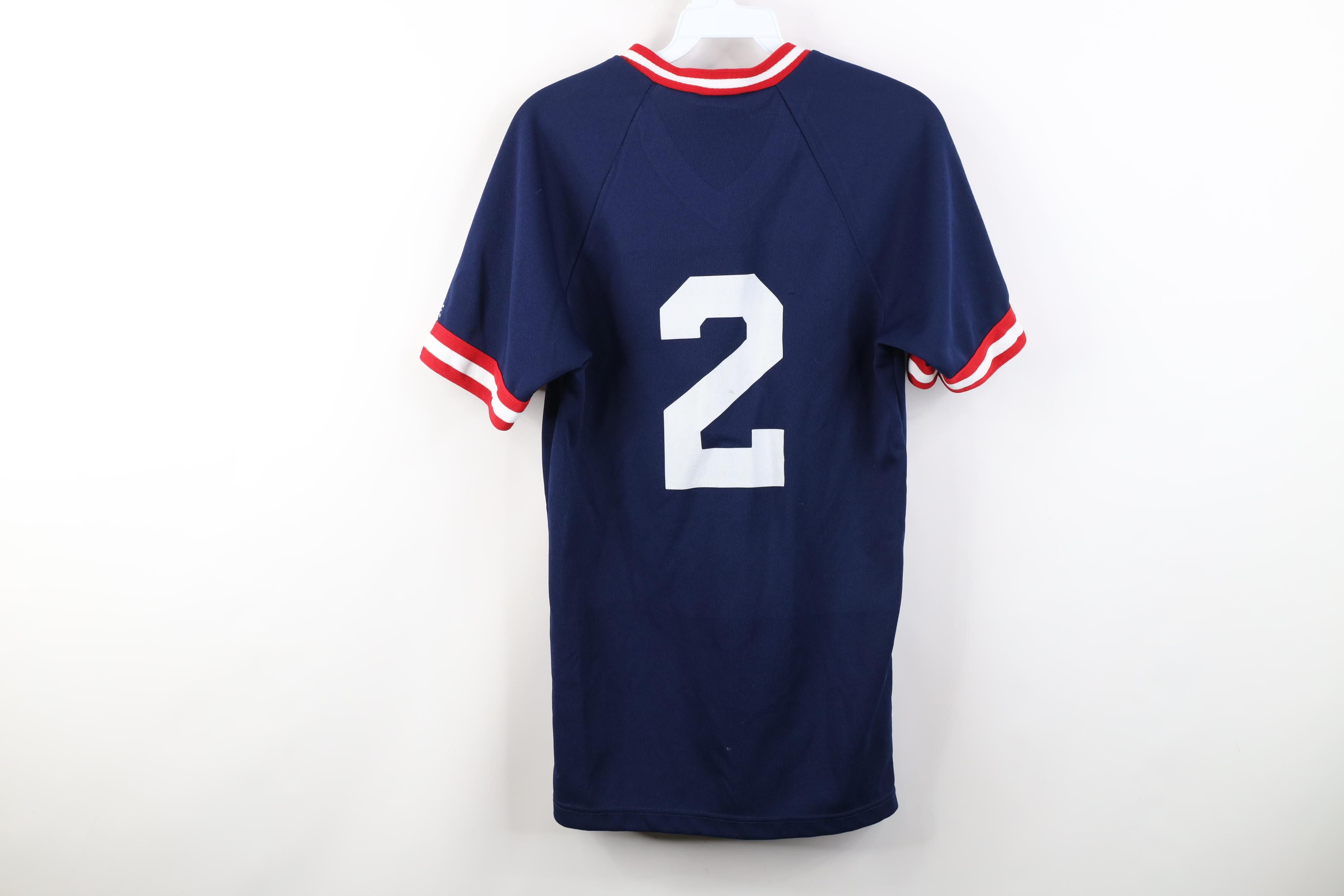 Vintage Vintage 90s Cleveland Indians Baseball Jersey Blue USA #2 Size US S / EU 44-46 / 1 - 14 Thumbnail