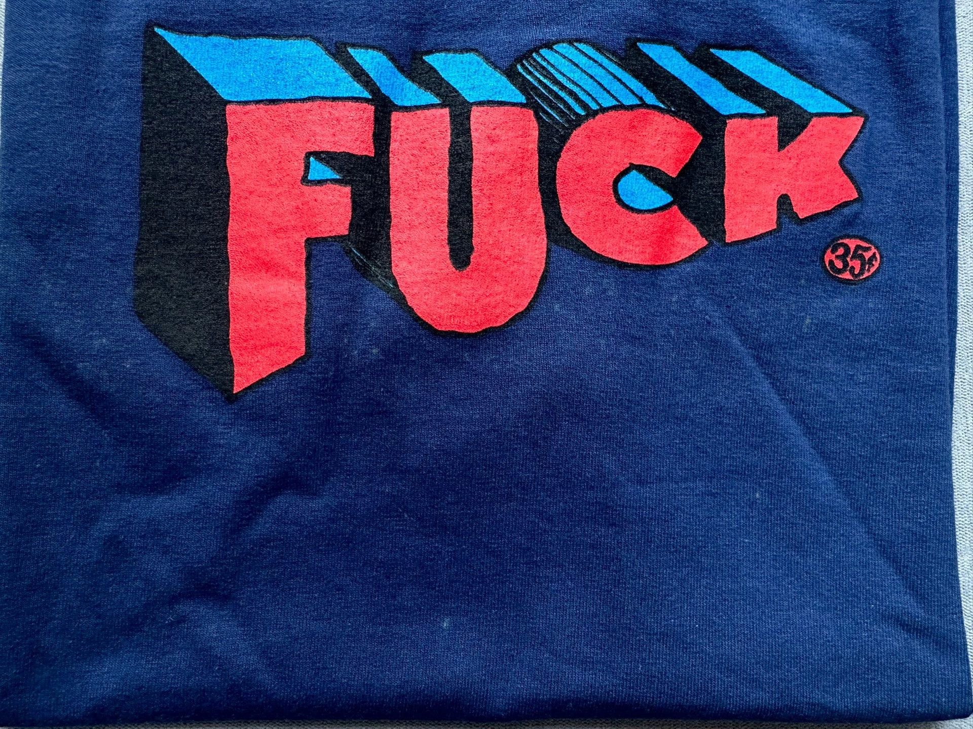 Supreme Supreme 2008 R.crumb Swear Tee Navy Blue L New Deadstock Size US L / EU 52-54 / 3 - 2 Thumbnail