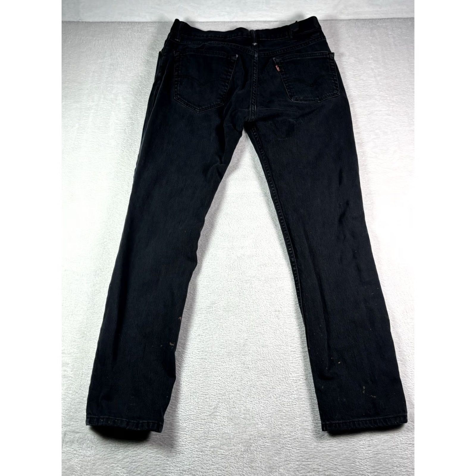 Levi's VINTAGE Levi's 511 Jeans Mens Regular 32x32 Black Wash Distressed Denim 32 in Inseam Mens Clothing Jeans Size US 32 / EU 48 - 2 Thumbnail