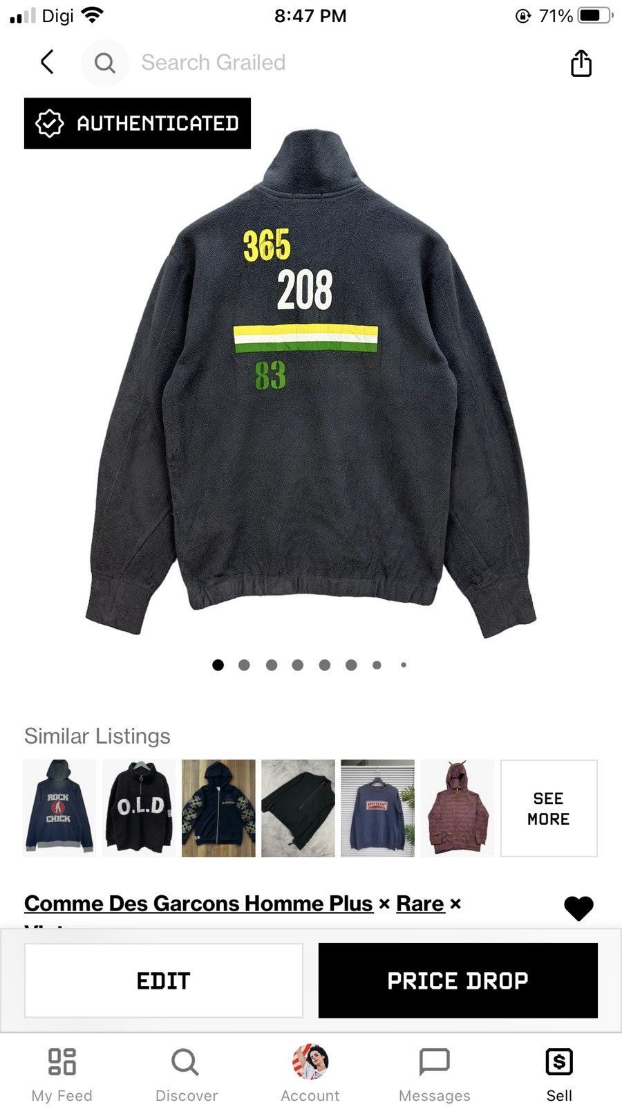 Comme des Garcons Homme Plus CDG HOMME PLUS AD2004 365 208 83 FLEECE #7982-194 Size US M / EU 48-50 / 2 - 11 Thumbnail