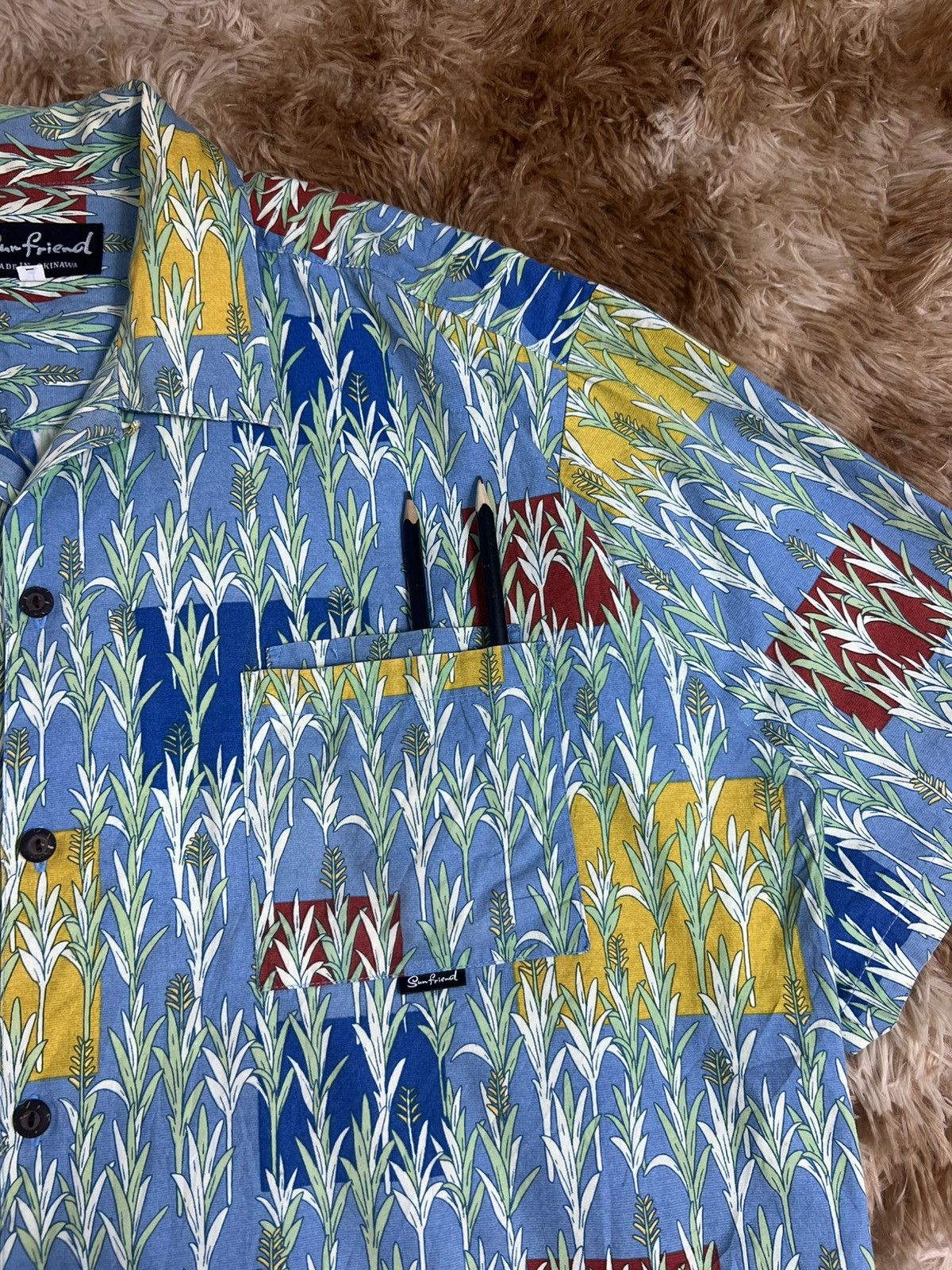 Japanese Brand Rare Sun Friend Okinawa "Kariyushi" Aloha Shirt Size US L / EU 52-54 / 3 - 5 Thumbnail