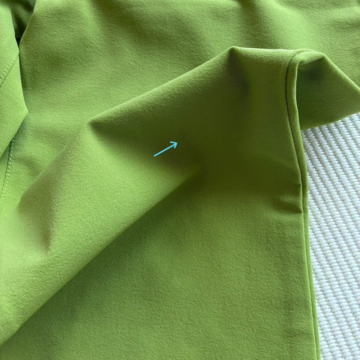 Versace Jeans Couture Versace Jeans Couture Women’s Lime Green Nylon Flared Pants Size 30" / US 8 / IT 44 - 3 Thumbnail