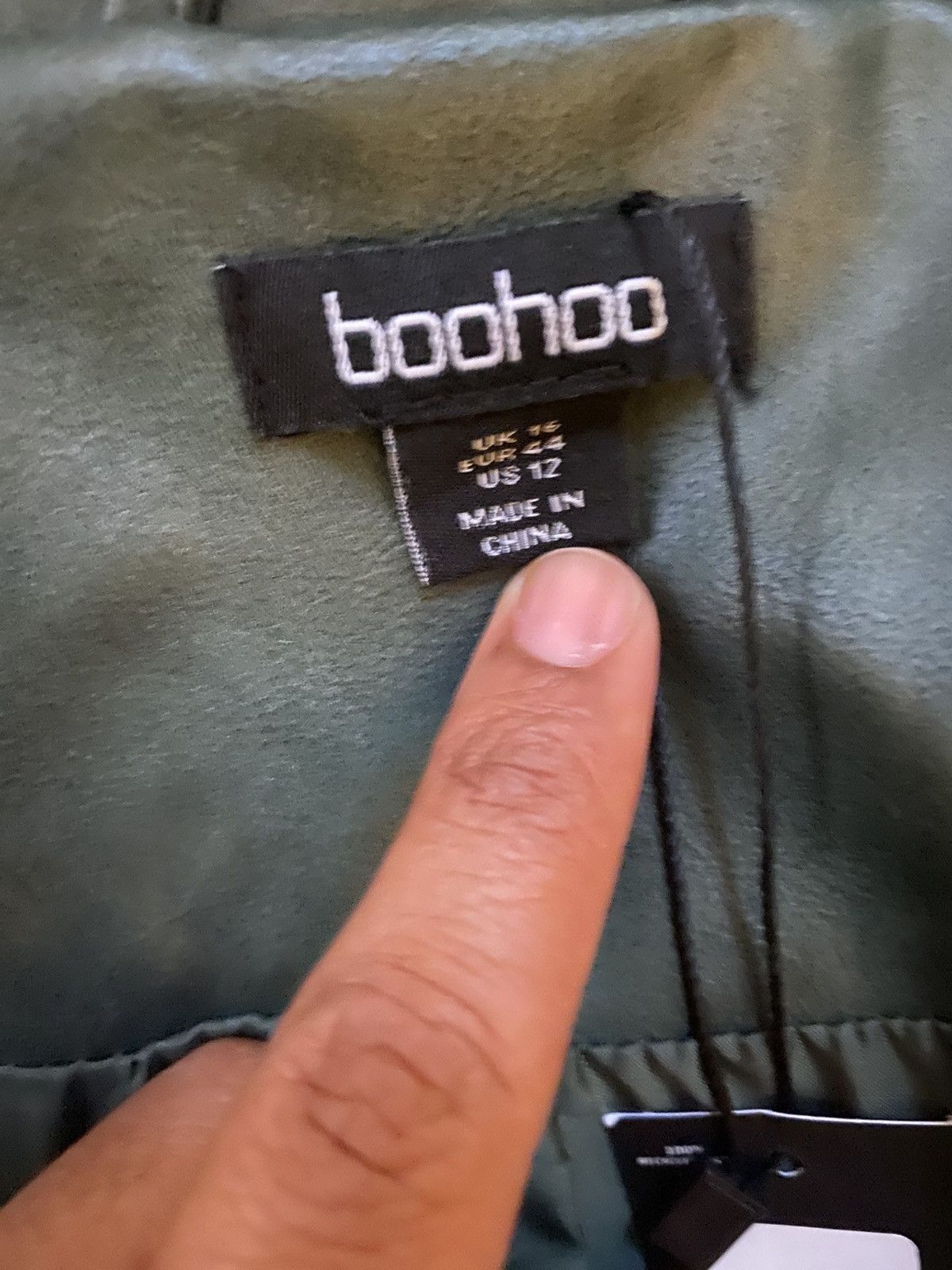Boohoo Boohoo cropped bomber jacket (New with tags) Size XL / US 12-14 / IT 48-50 - 6 Thumbnail