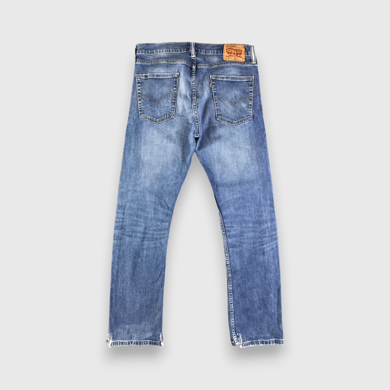 Levi's Vintage Blue Wash Levis 513 Jeans-J4520 Size US 33 - 2 Thumbnail