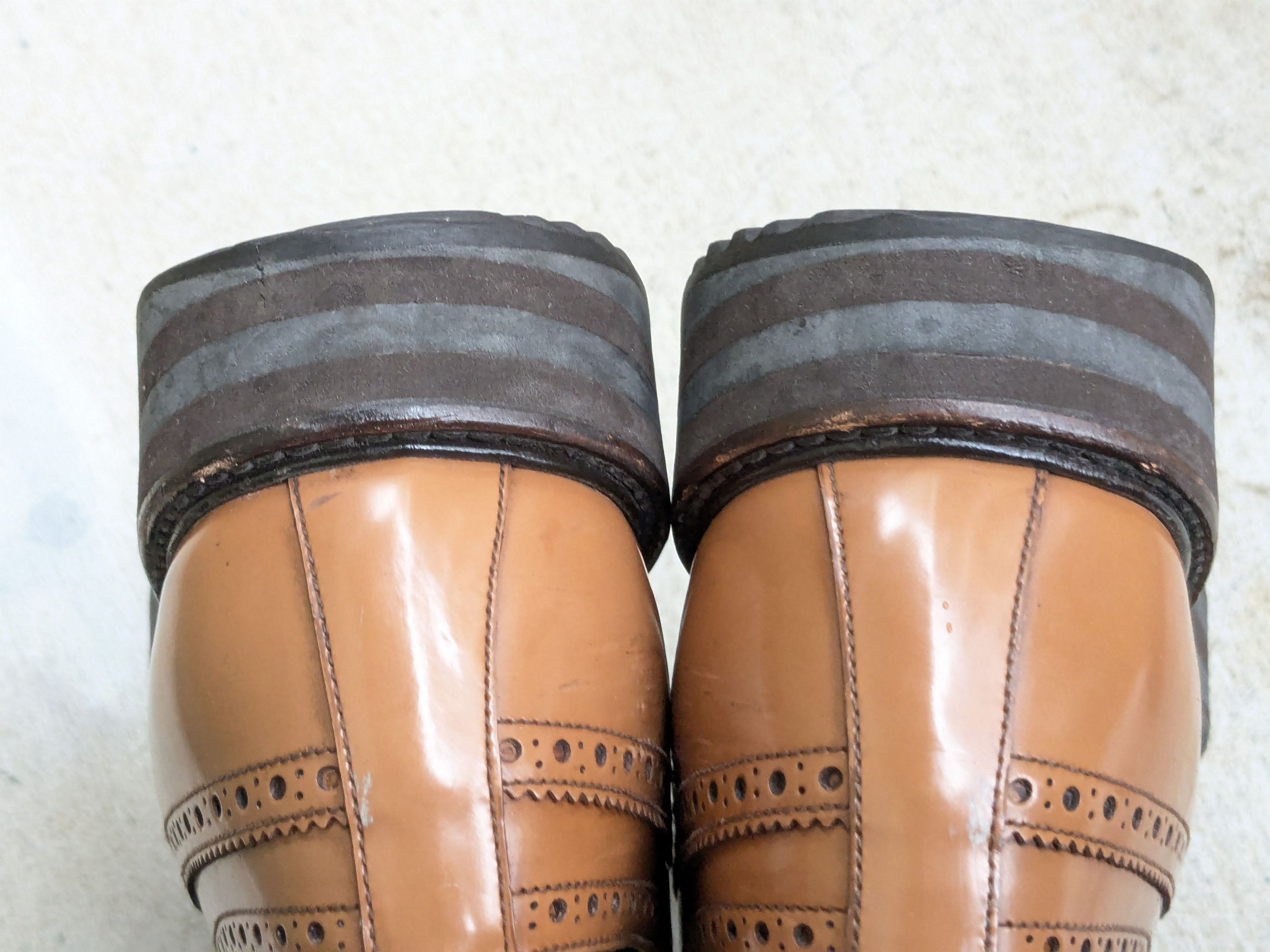 Prada Prada Brogues Brown Leather 9 Platform Size US 9 / EU 42 - 16 Thumbnail