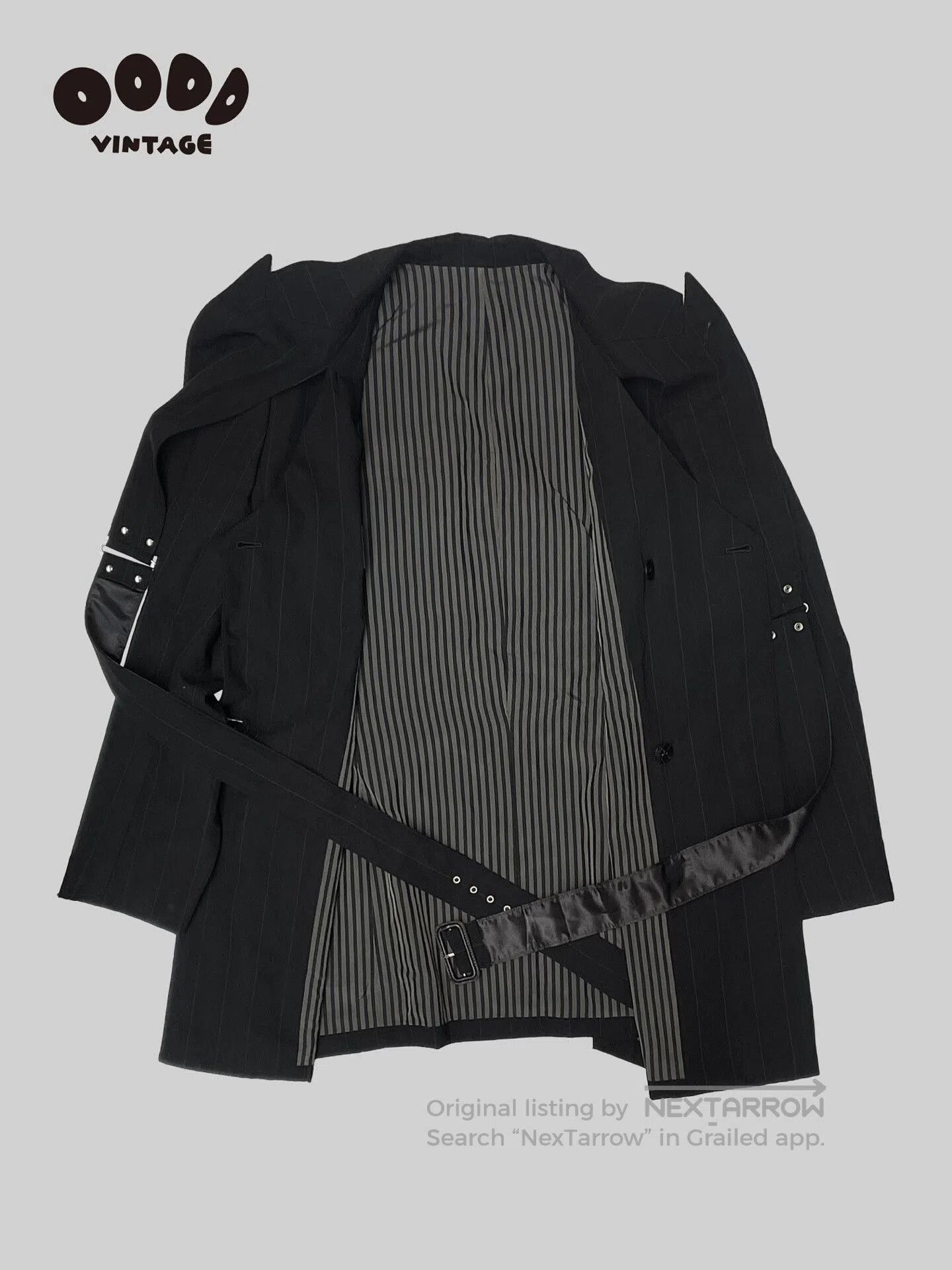 Jean Paul Gaultier Jean Paul Gaultier Striped Wool Suit. Size M / US 6-8 / IT 42-44 - 6 Thumbnail
