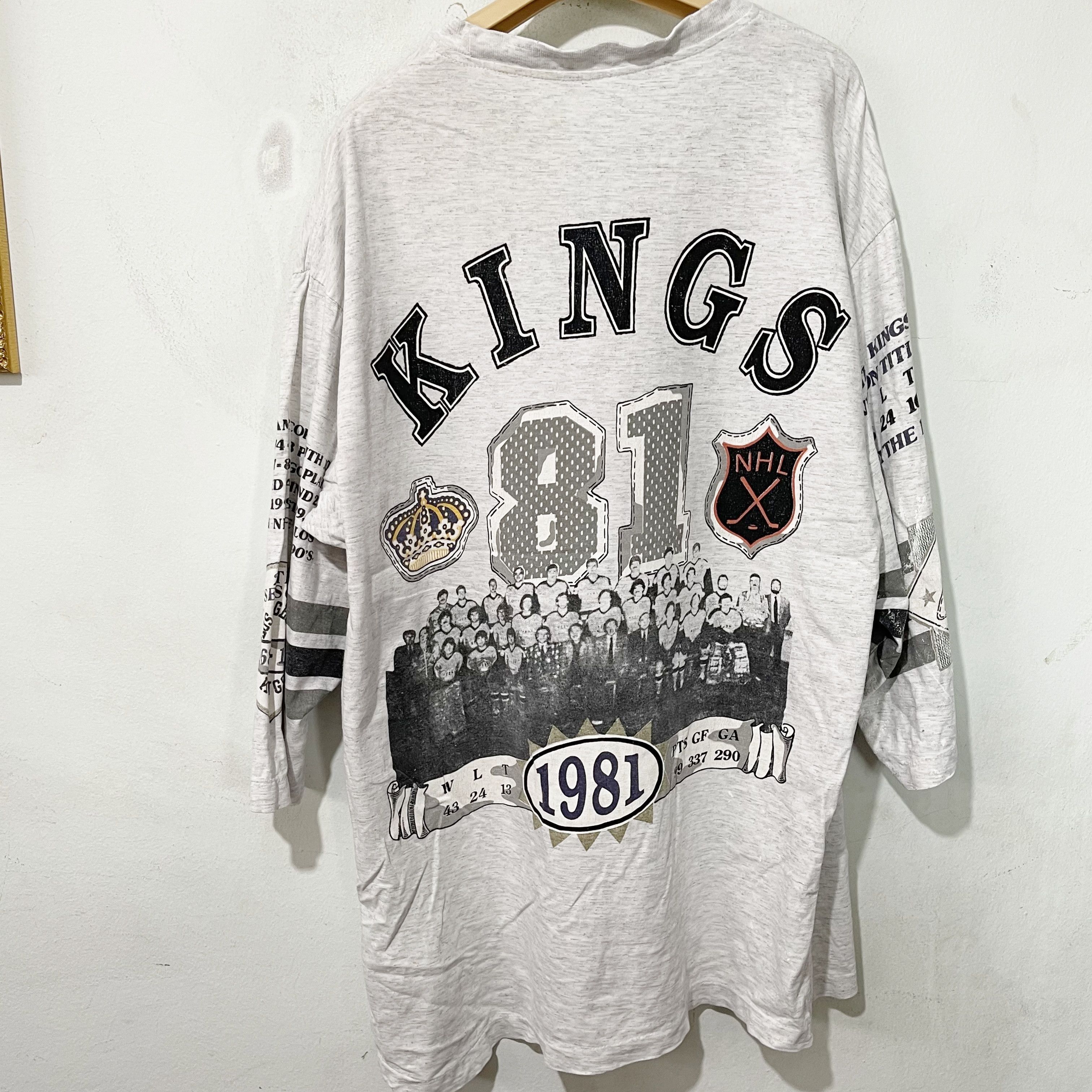 NFL Vintage 1981 Los Angeles Kings NHL Jeresy Shirt Size US L / EU 52-54 / 3 - 3 Thumbnail