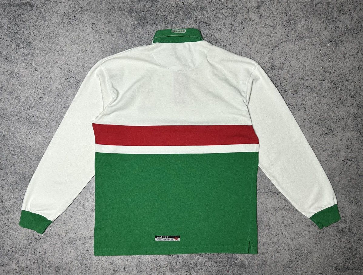 Reebok Vintage Reebok Wales Rugby Long Sleeve Shirt Size US L / EU 52-54 / 3 - 13 Thumbnail