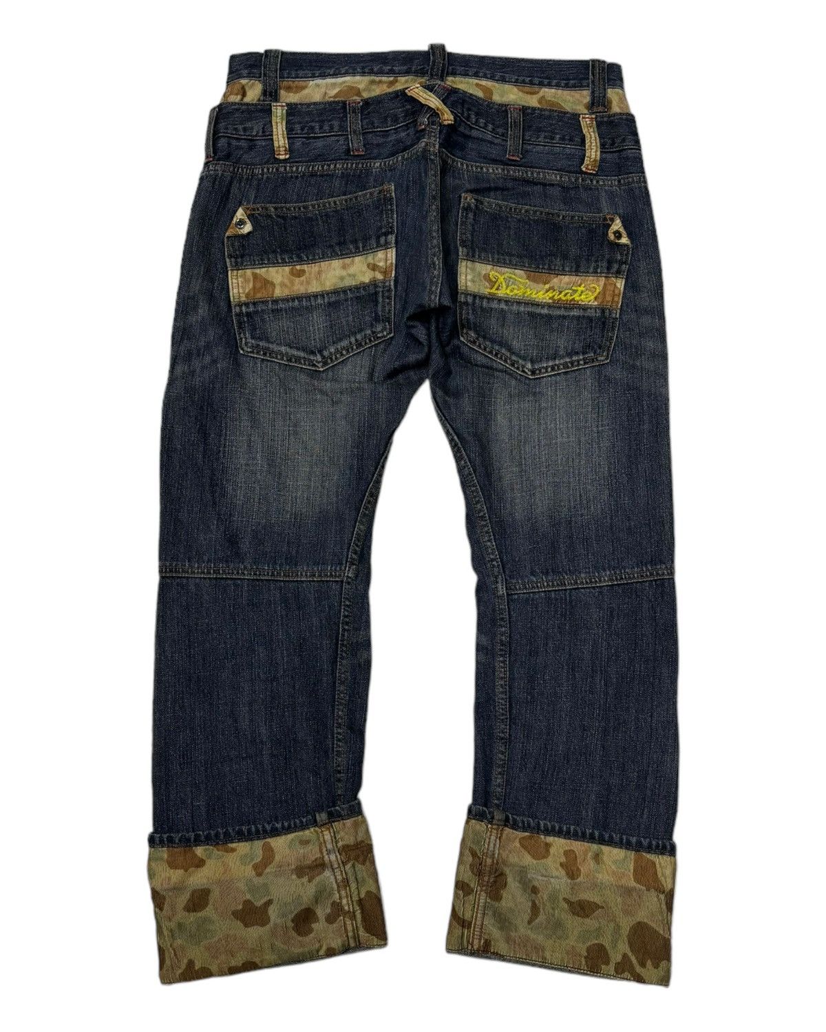 Kapital 🔥DOUBLE WAIST DENIM DOMINATE HANDCRAFTED JEANS Size US 34 / EU 50 - 8 Thumbnail