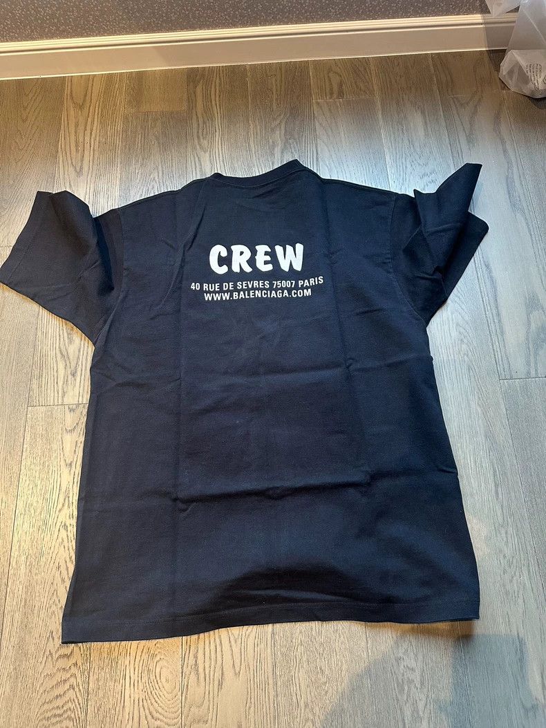 Balenciaga Balenciaga Crew monogram slogan short sleeve 2502-Nextarrow Size US S / EU 44-46 / 1 - 4 Thumbnail