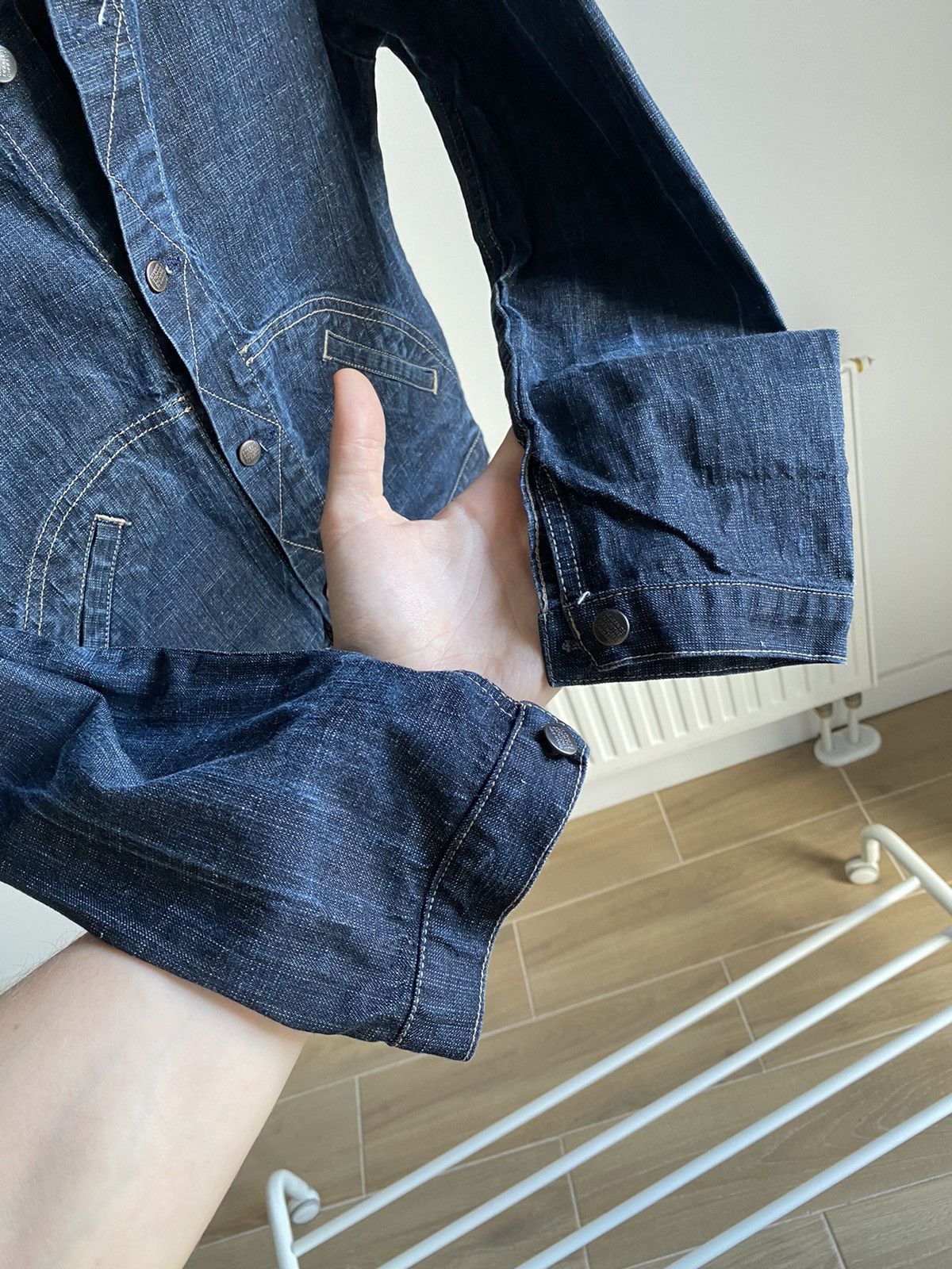 Marithe + Francois Girbaud Marithe Francois Girbaud Denim Jacket Size S / US 4 / IT 40 - 5 Thumbnail
