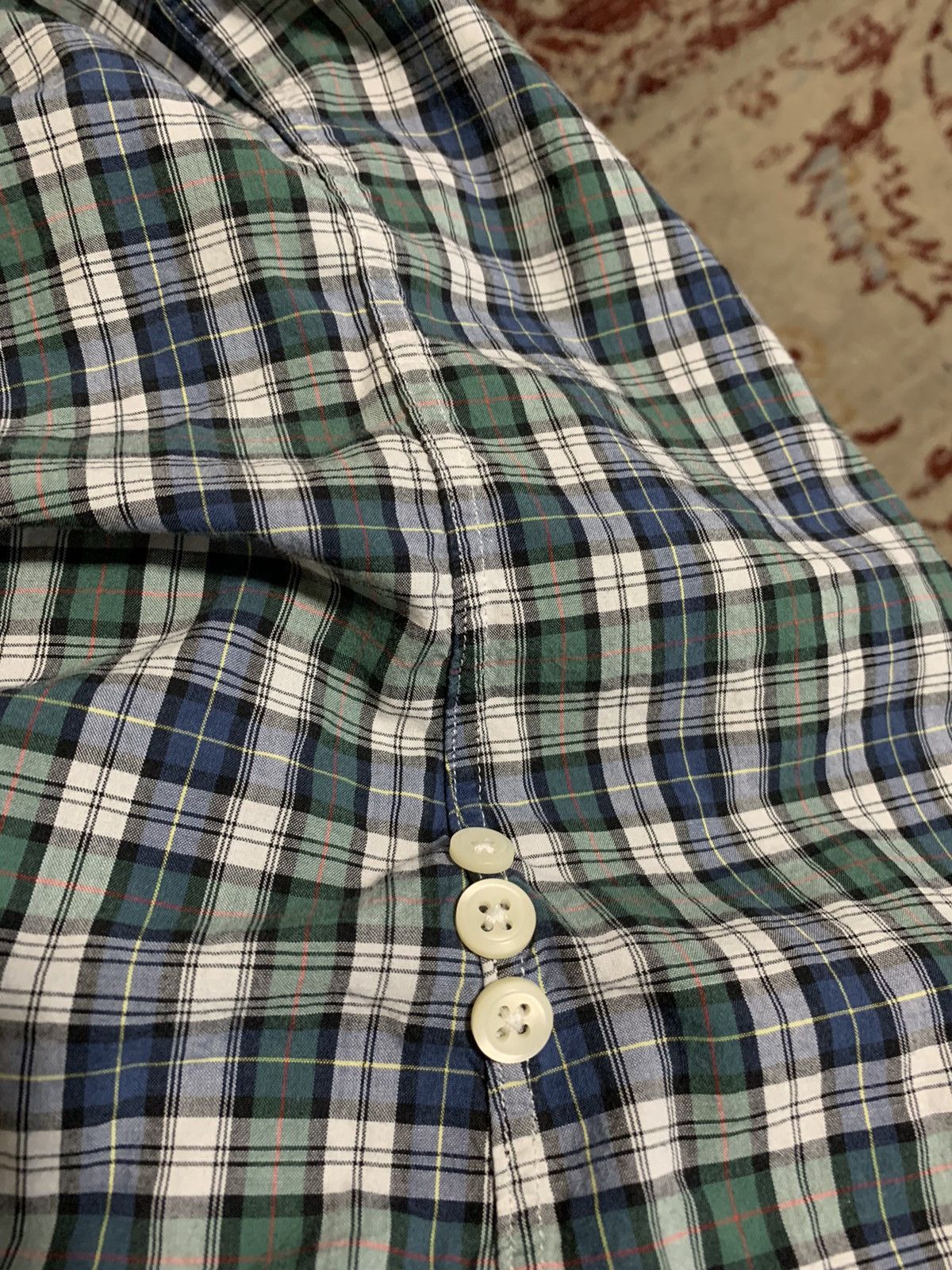 Polo Ralph Lauren Curved contrast Collar Plaid shirt Size US L / EU 52-54 / 3 - 14 Thumbnail