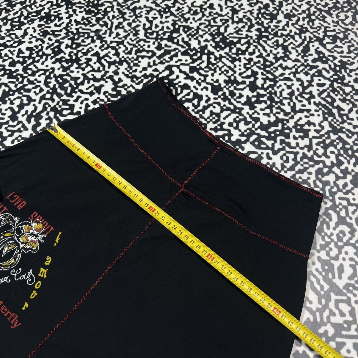 Japanese Brand Vintage Y2K Double Jeu Japanese Flared Cargo Midi Skirt Size 26" / US 2 / IT 38 - 17 Thumbnail