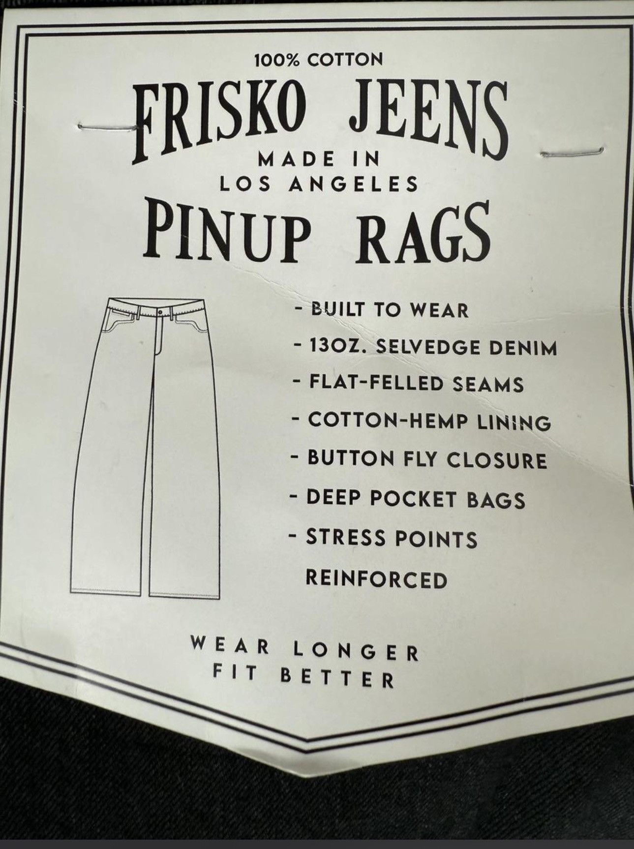 Other Pinup Rags Frisko Jeans Size 36 Stone Wash Size US 36 / EU 52 - 6 Thumbnail