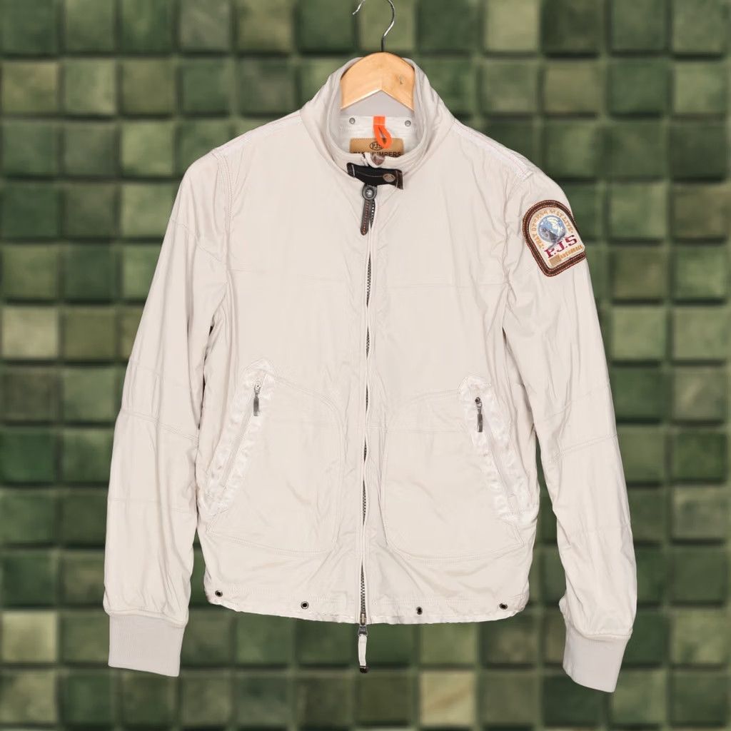 Parajumpers PARAJUMPERS Midseason Lightweight Series Jacket Women S Beige Logo Bomber Jacket Sci Size S / US 4 / IT 40 - 1 Thumbnail
