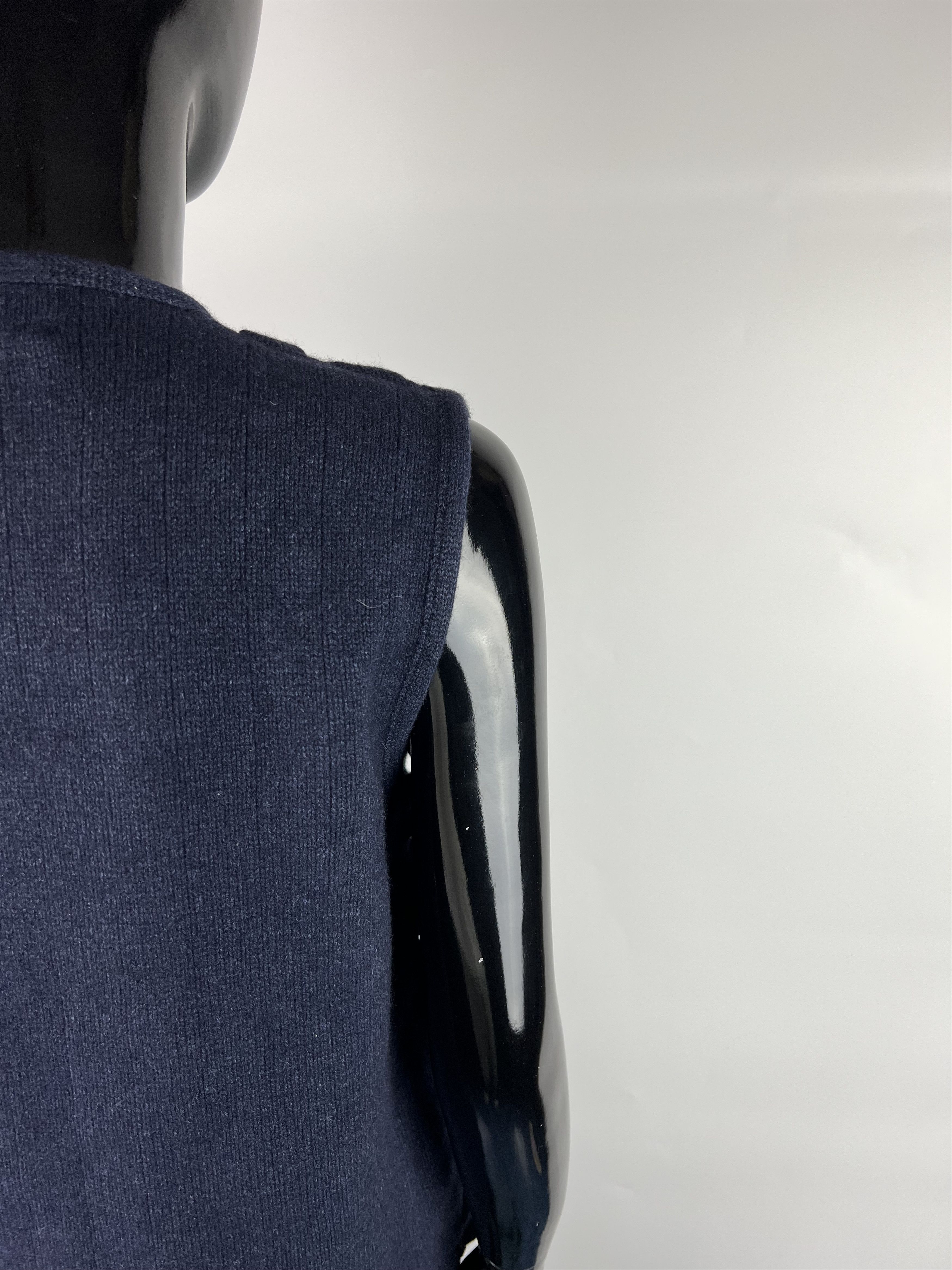 Les Copains × Vintage Les Copains Vintage Wool Silk Cashmere Knit Vest Size IT46 Size L / US 10 / IT 46 - 4 Thumbnail