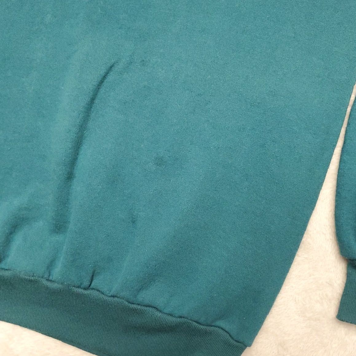 Jerzees VINTAGE Jerzees Sweatshirt Mens L Green Long Sleeve Pullover Crewneck Blank Size US L / EU 52-54 / 3 - 4 Thumbnail
