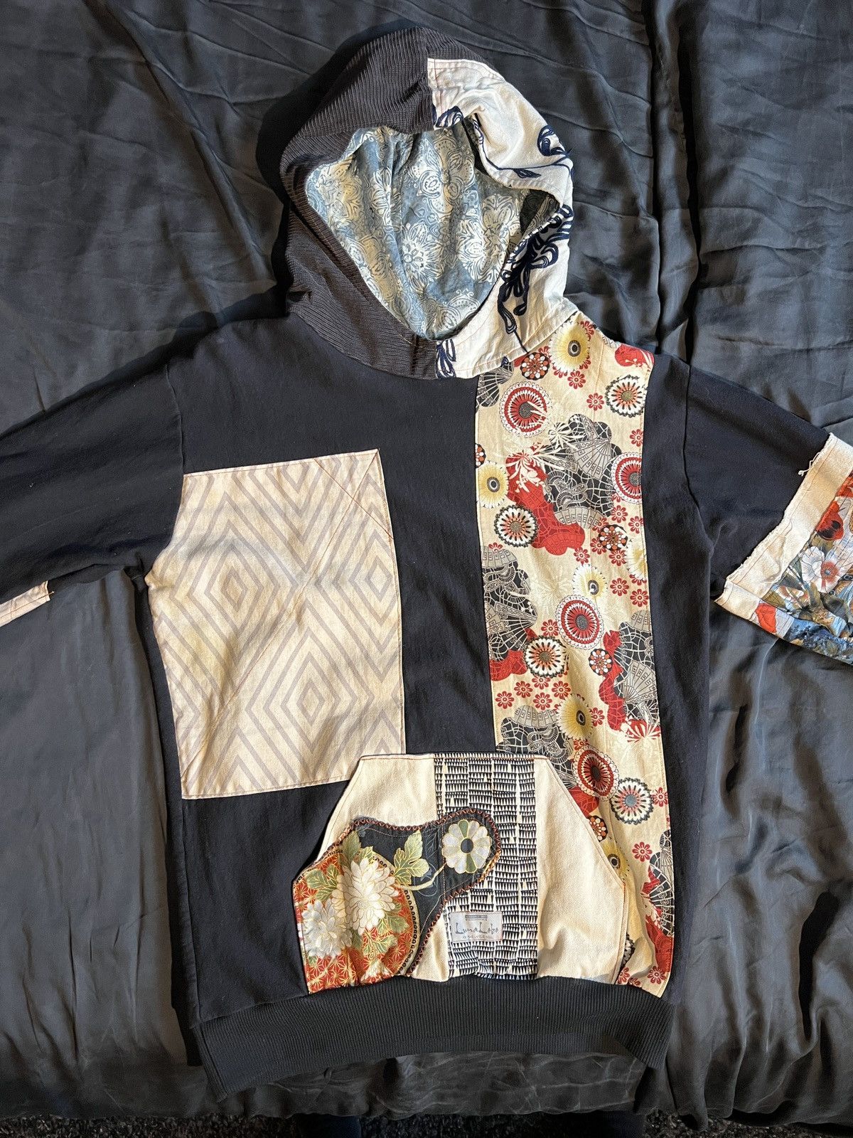 Lobo Creations Patchwork Hoodie