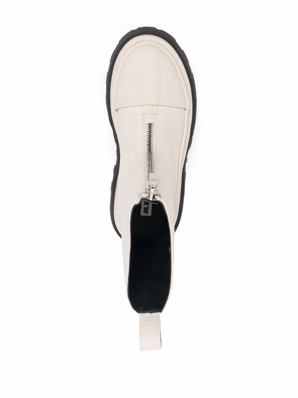 Jil Sander o1y0925 Ankle Boots With Front Zip in Ivory Size US 9 / IT 39 - 4 Thumbnail