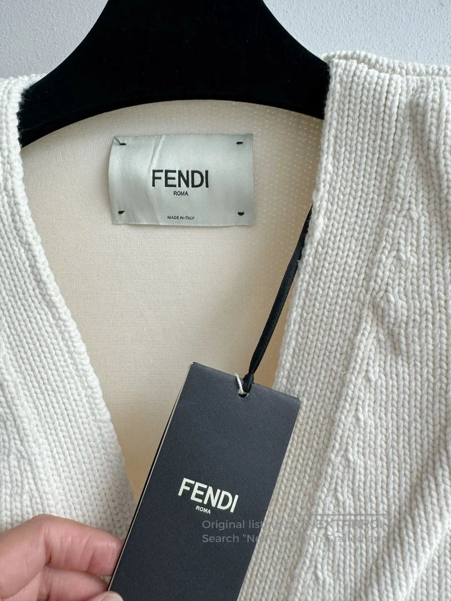 Fendi Fendi Shoulder Pad Blazer Sweater Coat. Size US M / EU 48-50 / 2 - 6 Thumbnail