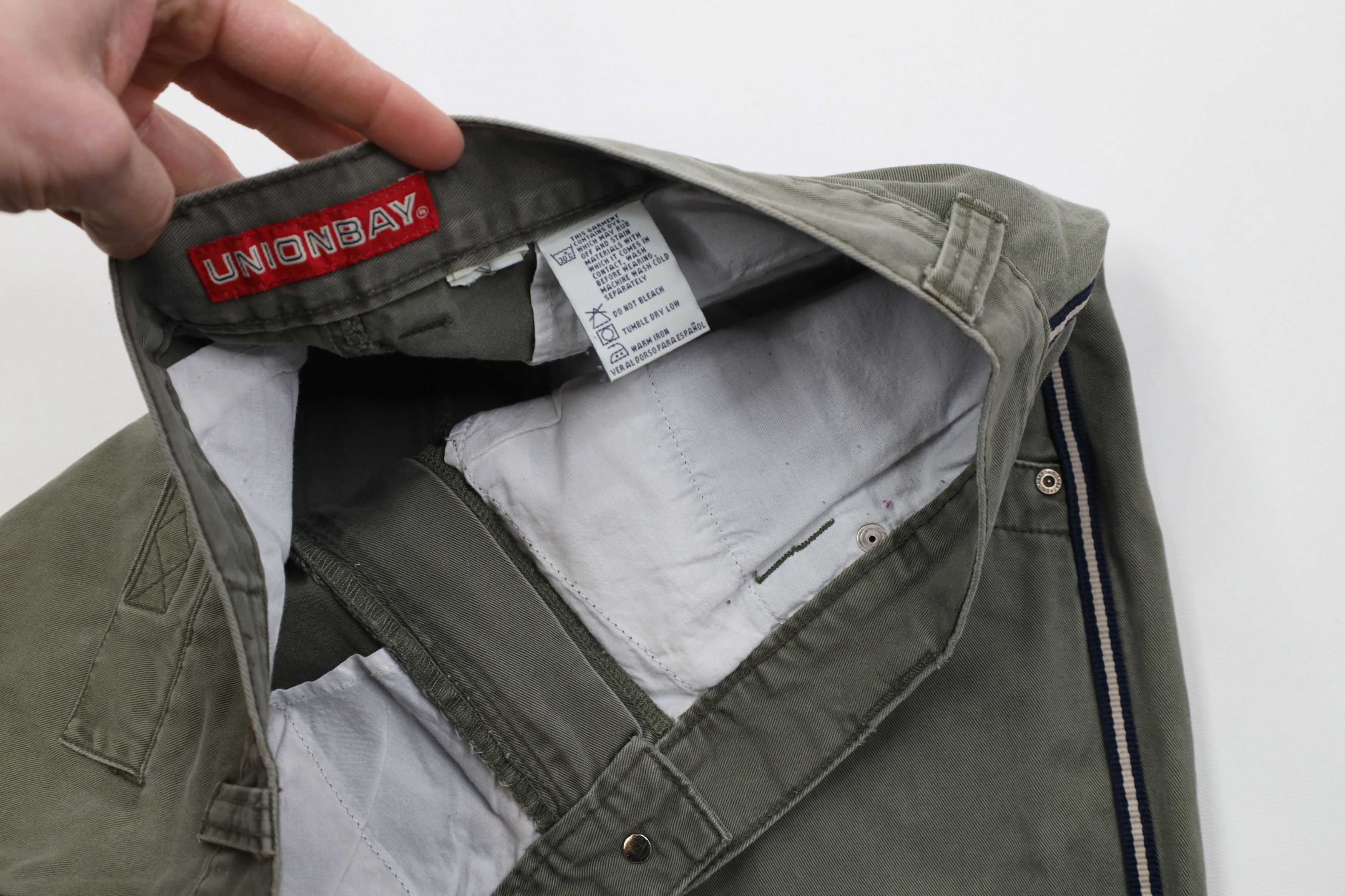 UNIONBAY Vintage 90s Y2K Unionbay Skateboarding Pocket Wide Leg Pants Size US 36 / EU 52 - 9 Thumbnail