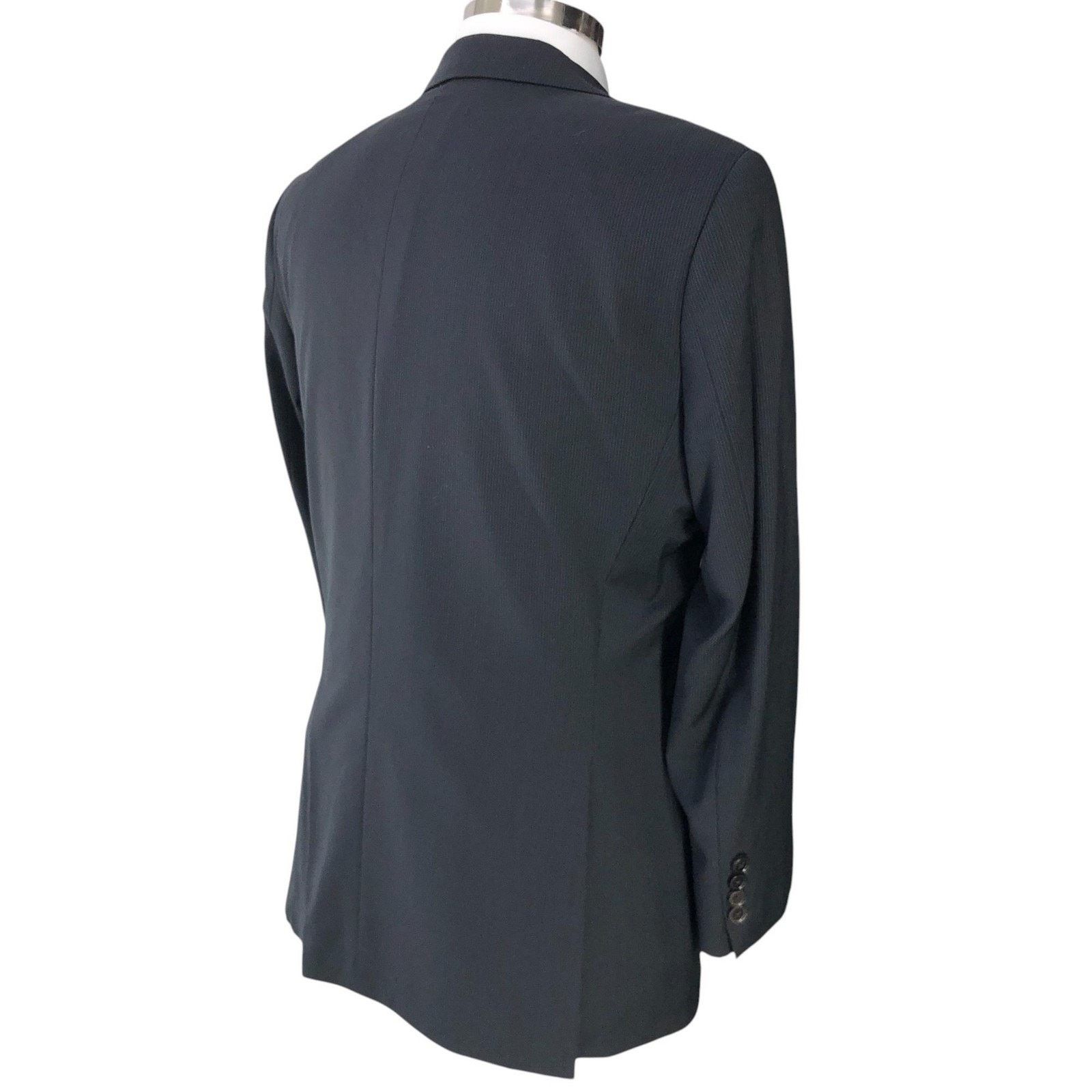 Hugo Boss Hugo Boss Sport Coat 38S Black Pinstripe Pasolini1/Movie1 Size 38S - 11 Thumbnail