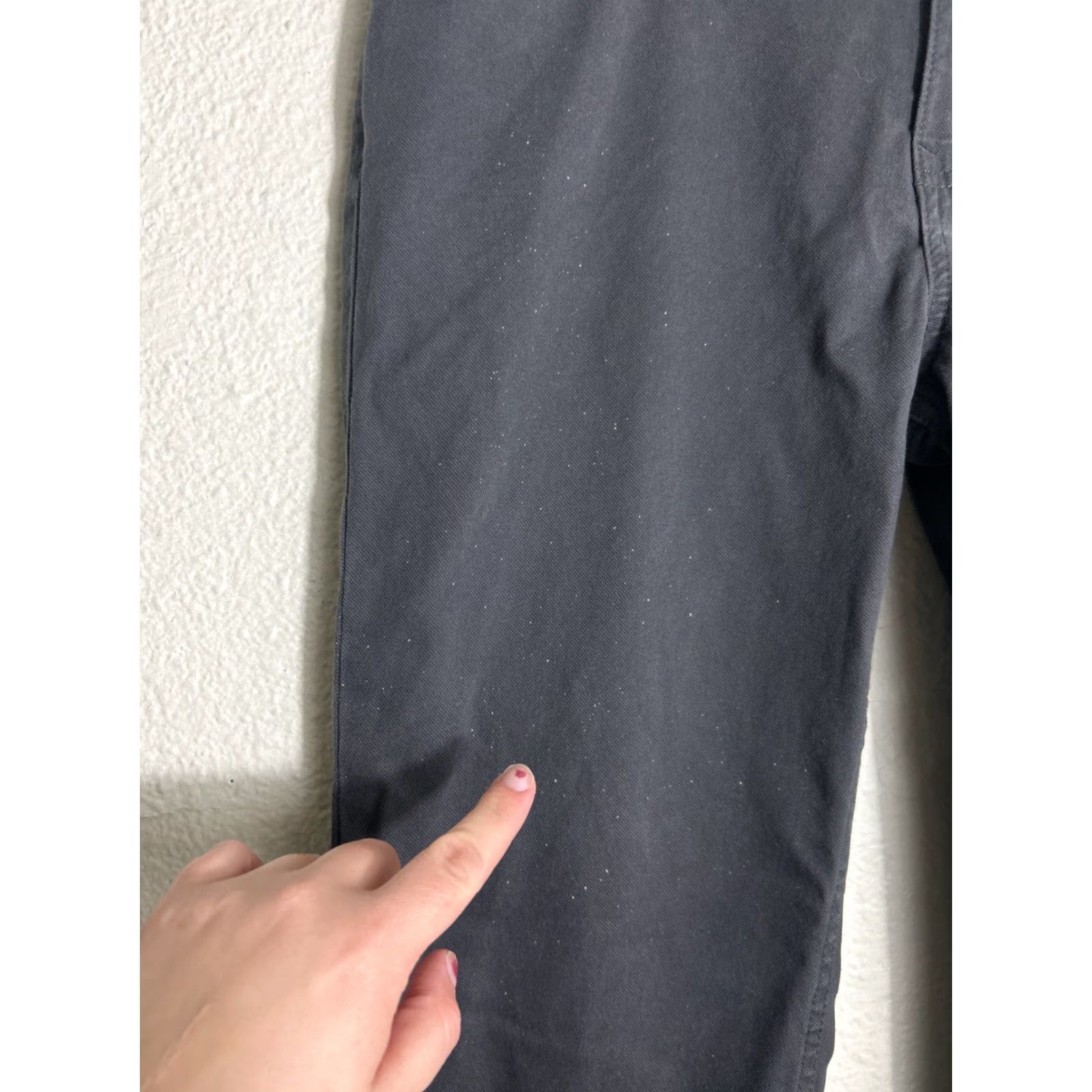 Banana Republic Banana Republic Mens Slim Travel Pants 33x32 Chino Charcoal Gray Slimming "Travel" Mens Size US 33 - 4 Thumbnail