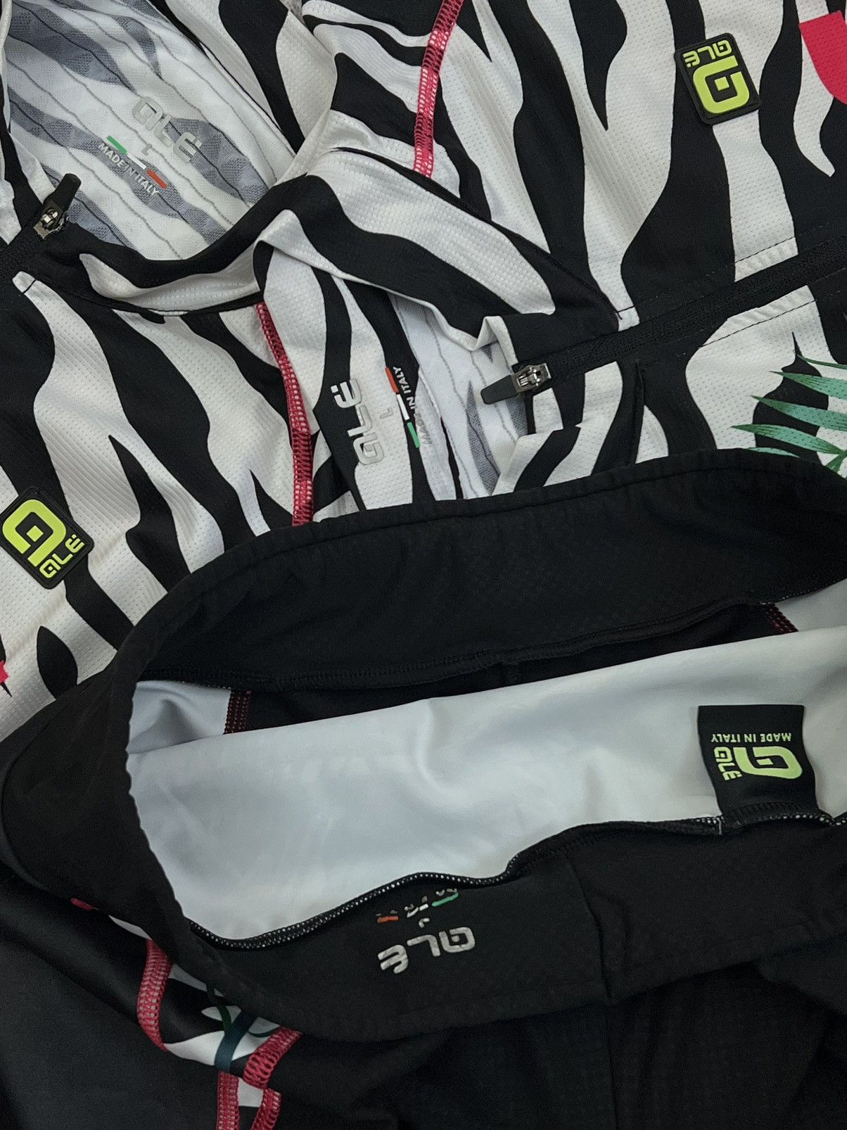 Other Cycling Jersey Shorts Set Ale PR.R Women's Zebra Print Size US L / EU 52-54 / 3 - 2 Thumbnail