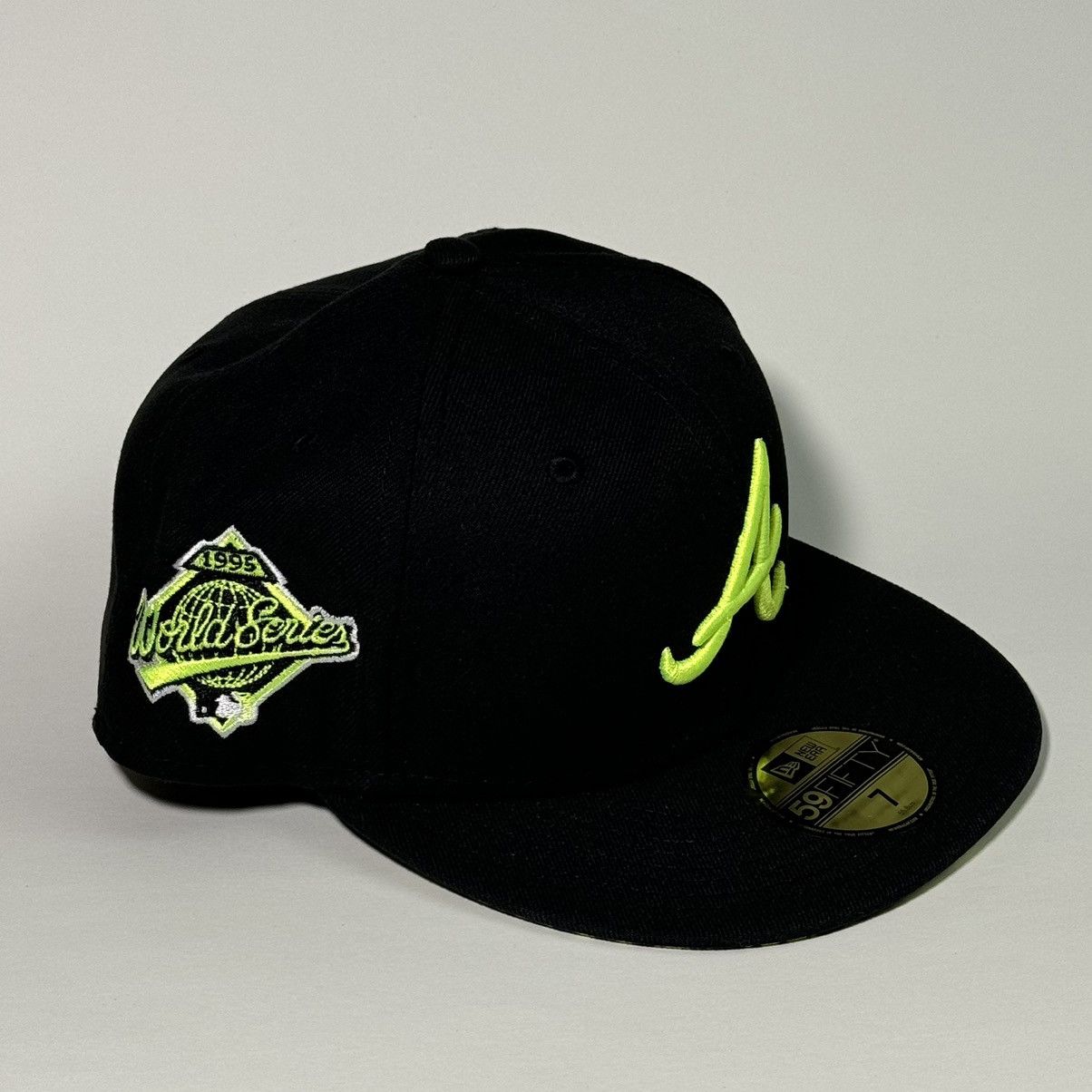 New Era Atlanta Braves New Era 59Fifty 1995 World Series Patch Hat 7 Size ONE SIZE - 1 Thumbnail