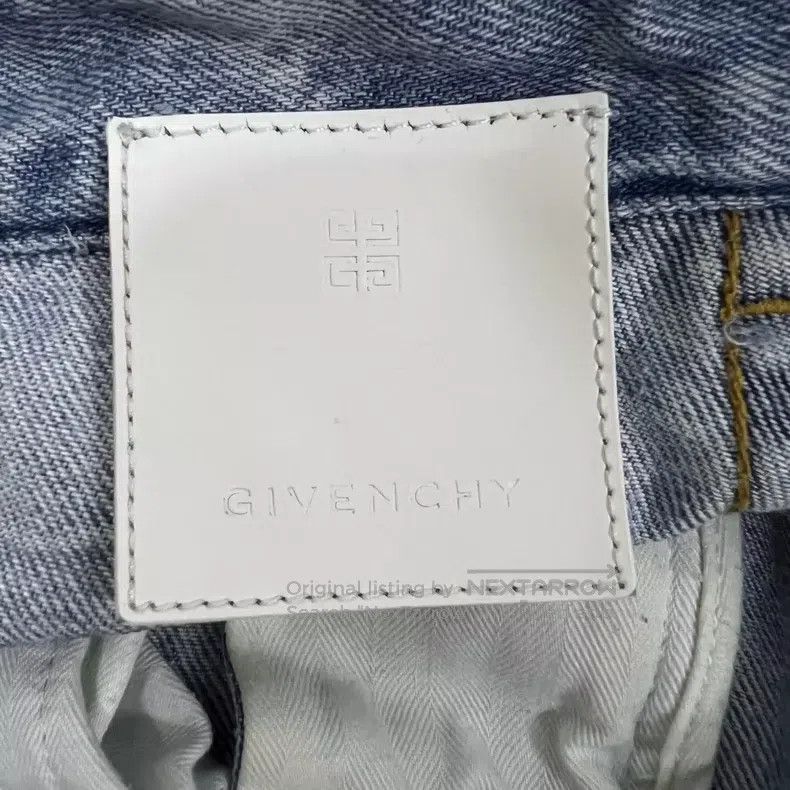 Givenchy Givenchy Size24 SS22 Washed Ripped Mid Rise Denim Jeans Size US 30 / EU 46 - 3 Thumbnail