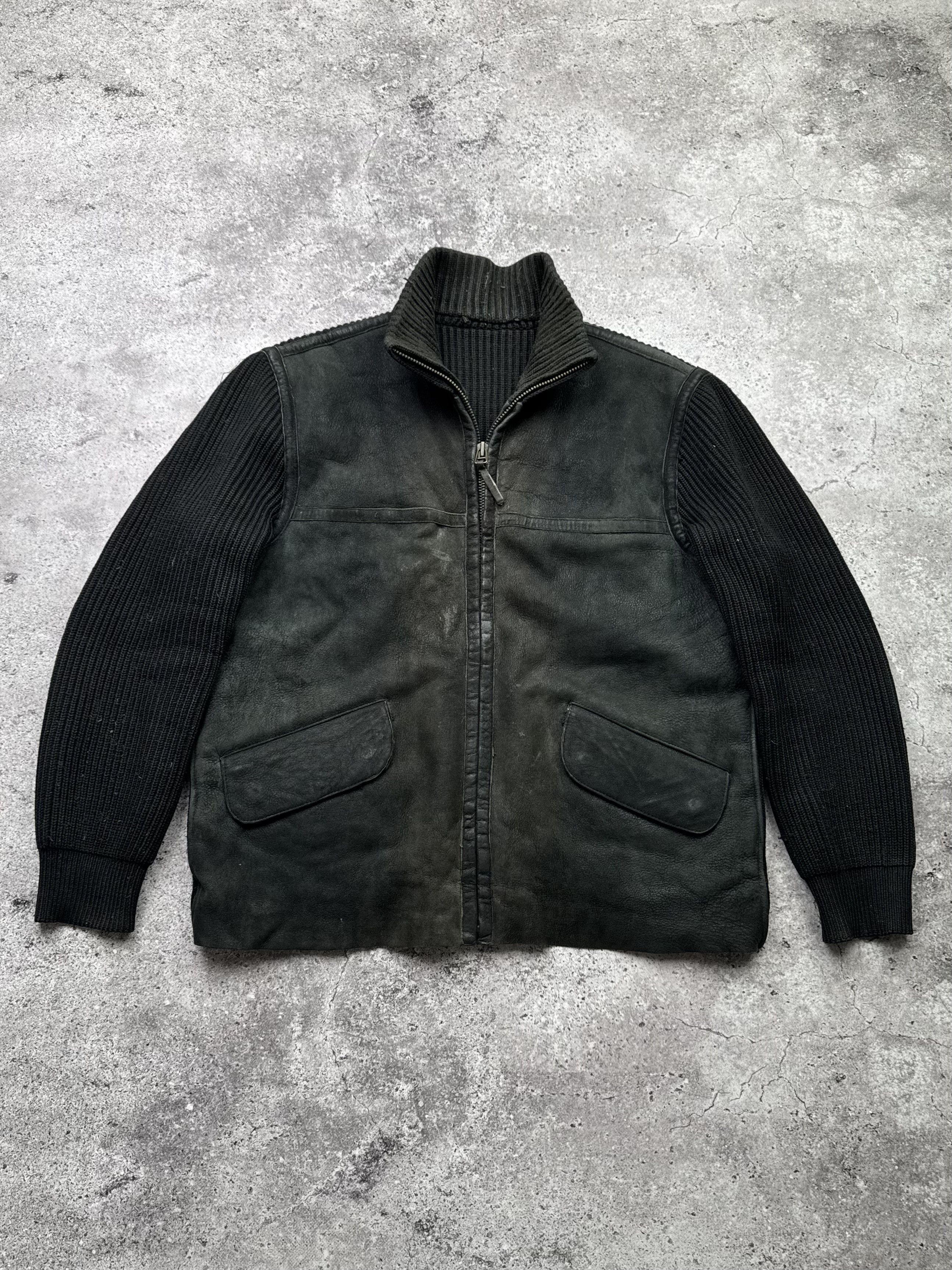 Chevignon Chevignon Vintage Hybrid Leather Jacket C619(V120) Size US M / EU 48-50 / 2 - 1 Thumbnail