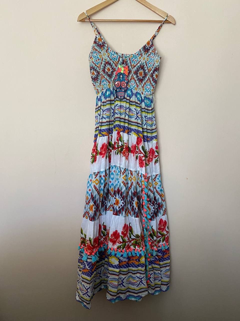 Designer 💙Antica Sartoria by Giacomo Cinque Floral Maxi Dress Size ONE SIZE - 1 Thumbnail