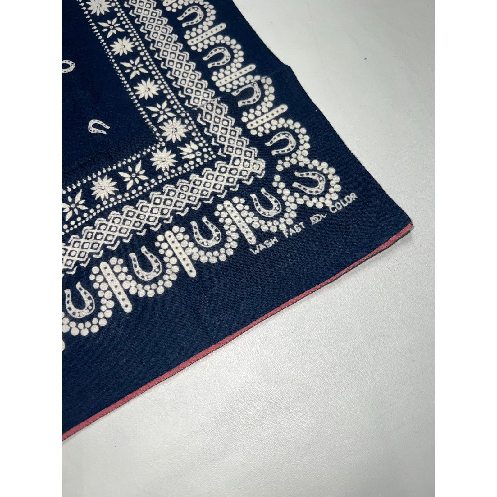 Kapital Kapital Fastcolor Printed Selvedge Cotton Horse Shoe Bandana Size ONE SIZE - 3 Thumbnail