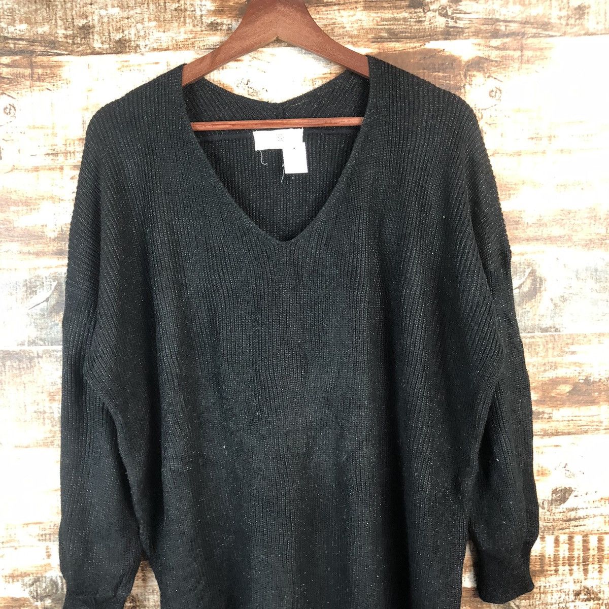 Homespun Knitwear × Japanese Brand DL R.P.S Black long Knitwear #C735 Size M / US 6-8 / IT 42-44 - 5 Thumbnail