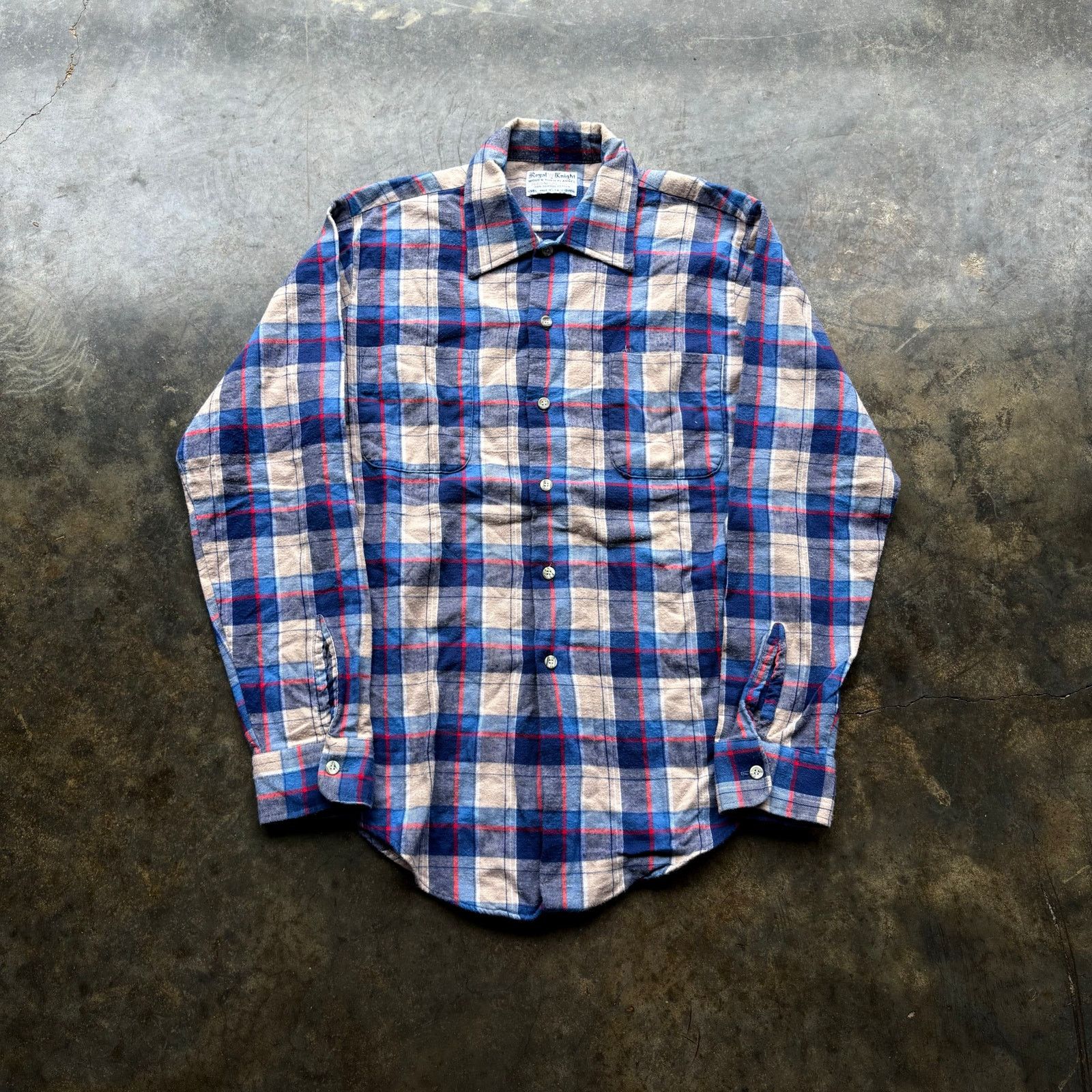 Vintage True Vintage Button Up Flannel Shirt Size US M / EU 48-50 / 2 - 1 Thumbnail