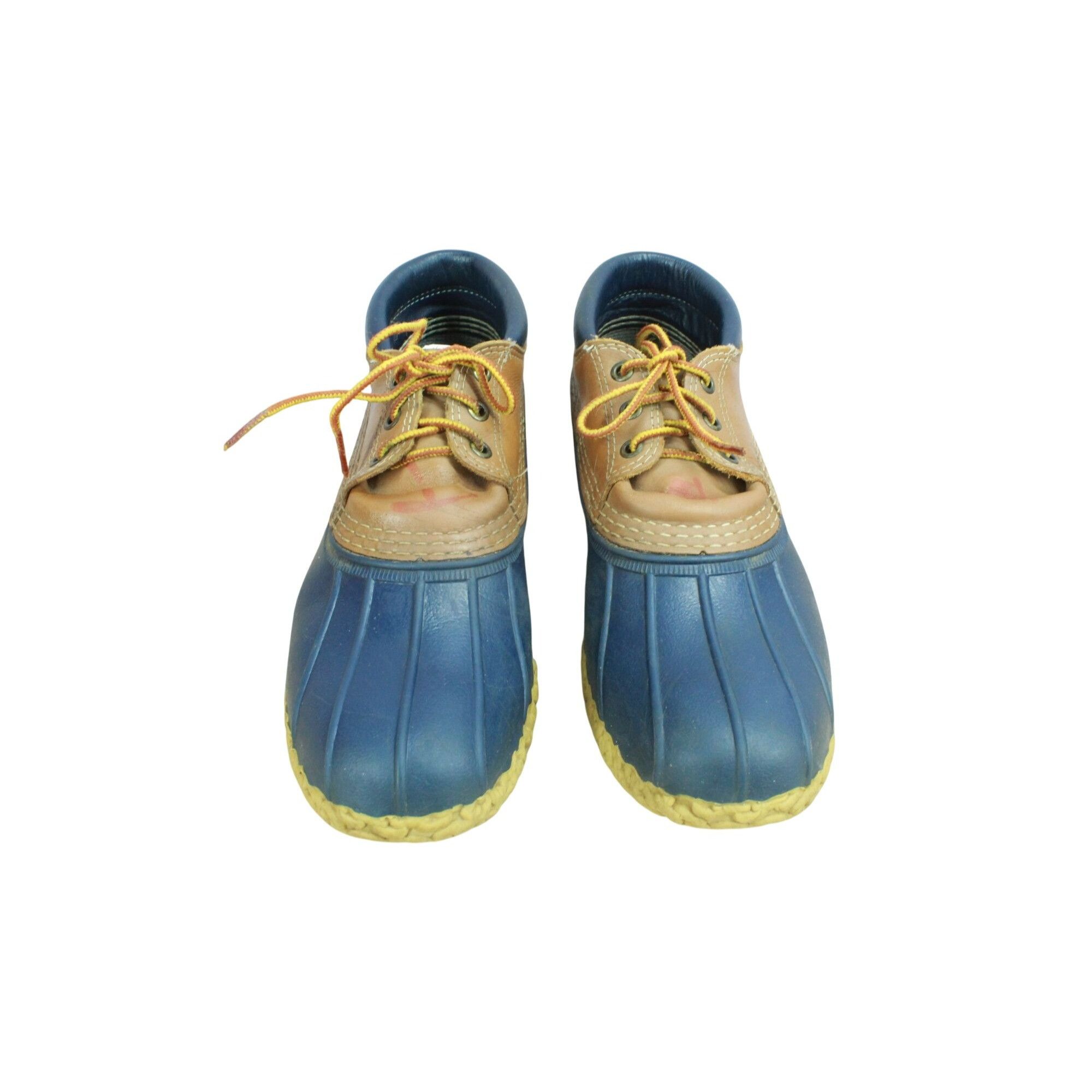 L.L. Bean LL Bean Women’s Blue Rubber Ankle Duck Boots Size US 9 / IT 39 - 5 Thumbnail