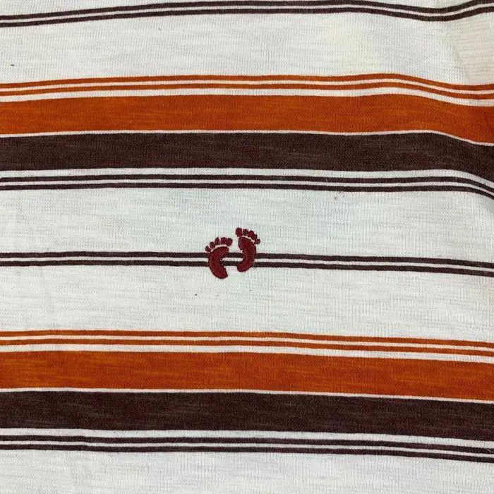 Hang Ten Vintage HANG TEN HAWAII Surf Brown Striped Tee Shirt Size US XL / EU 56 / 4 - 6 Thumbnail
